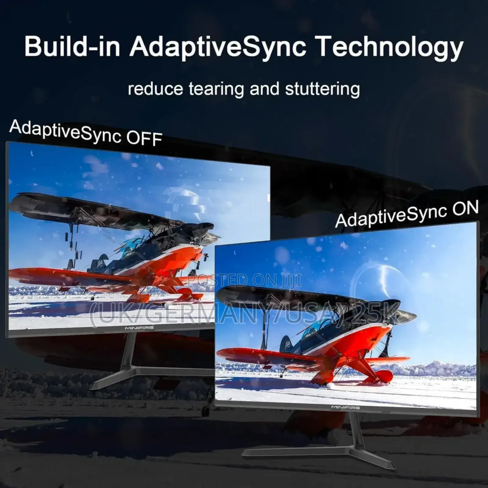 Minifire 24′′ Full Hd Ips Monitor 100 Hz 1 Ms, Adaptive-sync, Eye-care