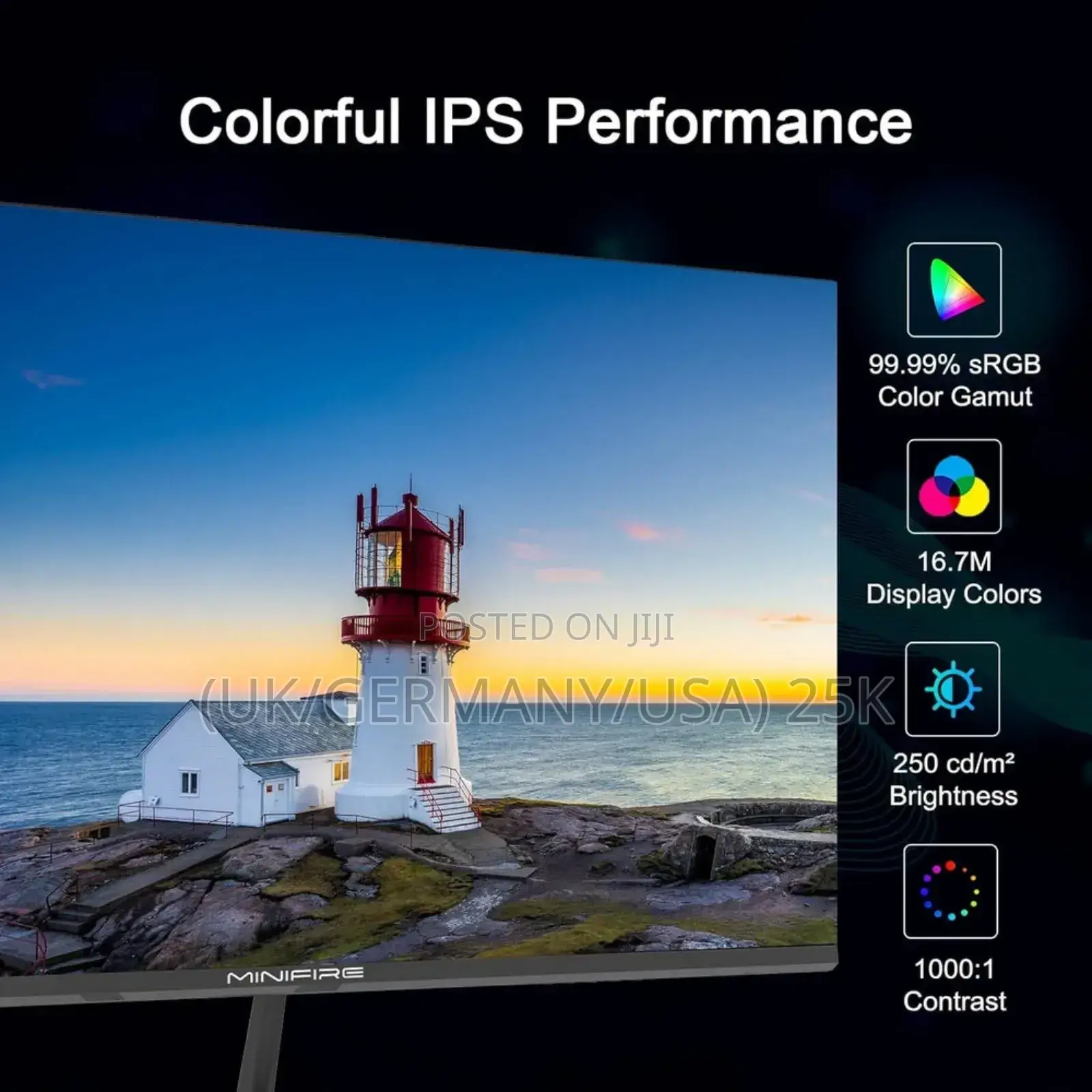 Minifire 24′′ Full Hd Ips Monitor 100 Hz 1 Ms, Adaptive-sync, Eye-care