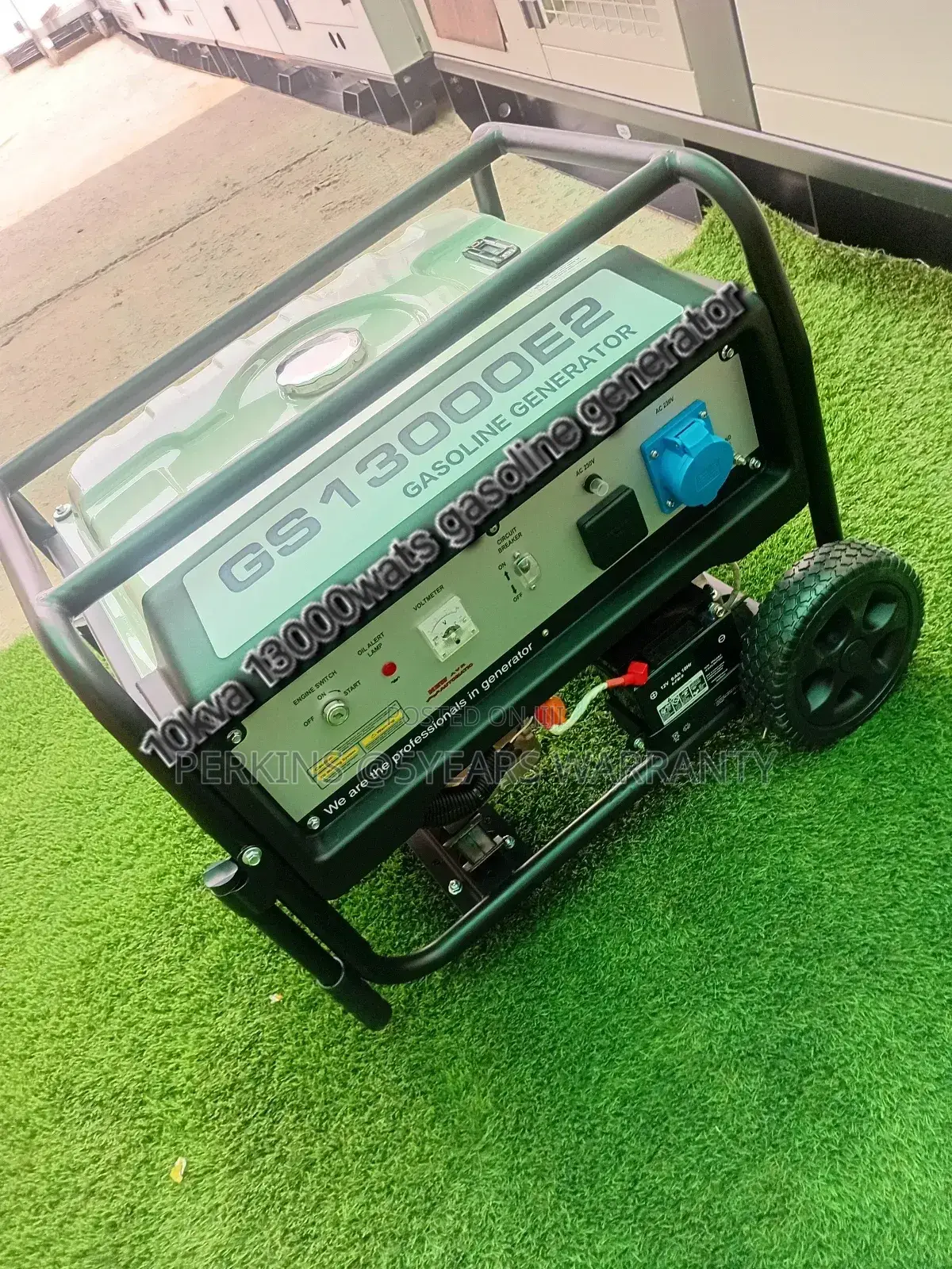 Wheels and Handle 10kva 13000wats Pertrol Kemage Generator