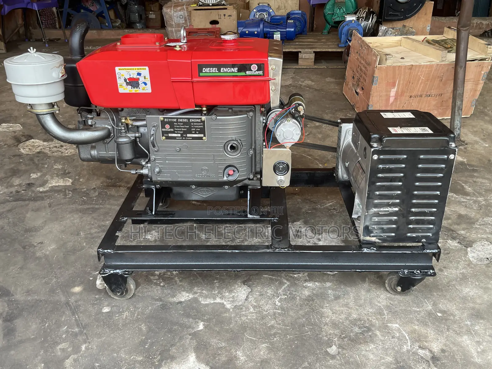 Diesel A.C Altenator Generator