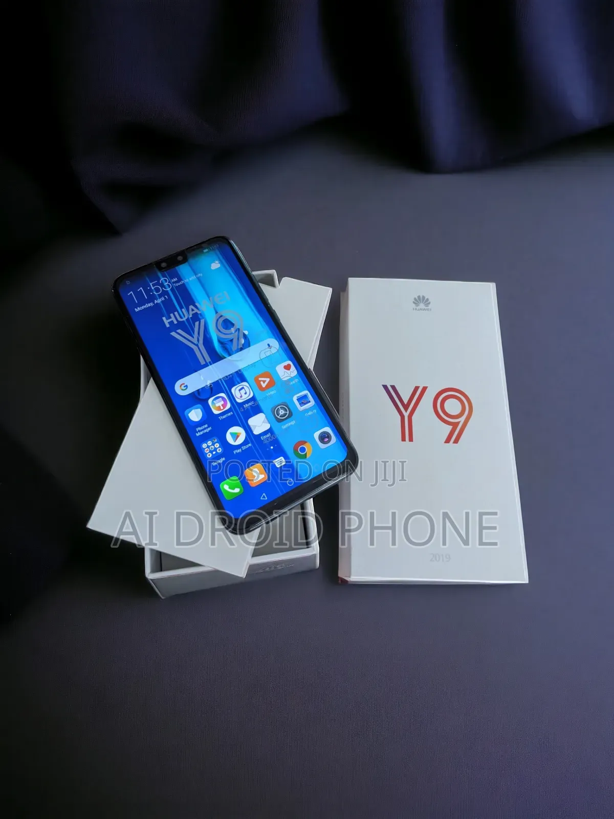 New Huawei Y9 2019 128 GB Gray