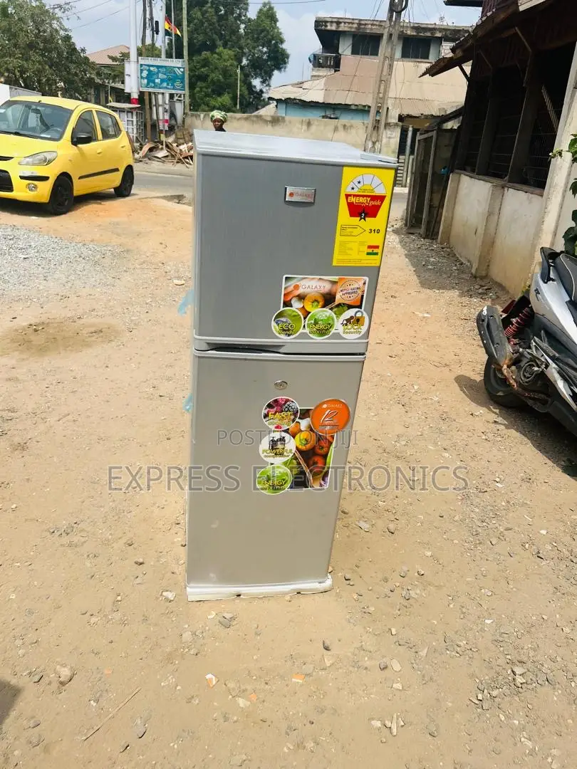 Brand New Grey Galaxy 200TM Double Door Fridge