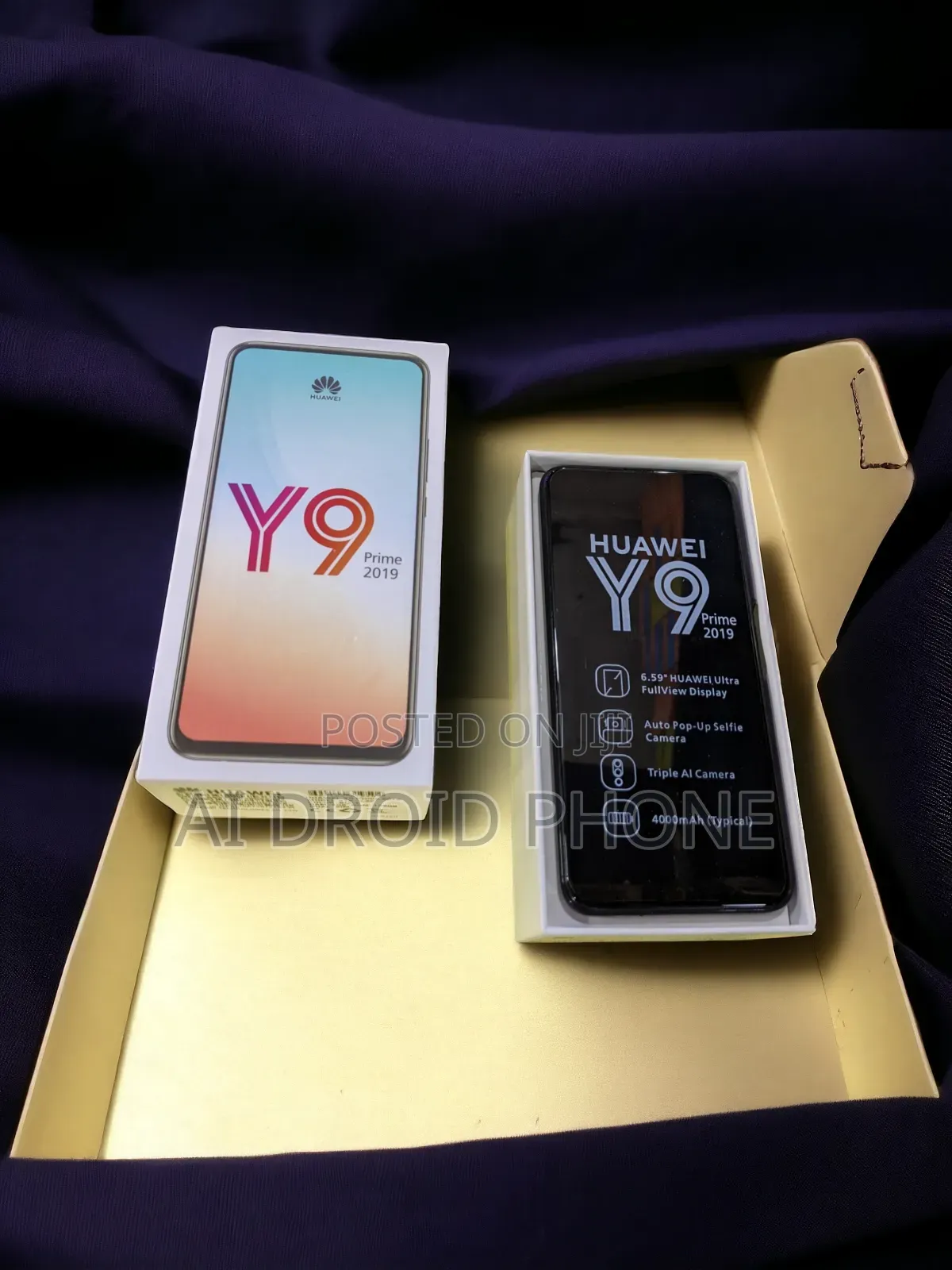 New Huawei Y9 Prime 2019 128 GB Black