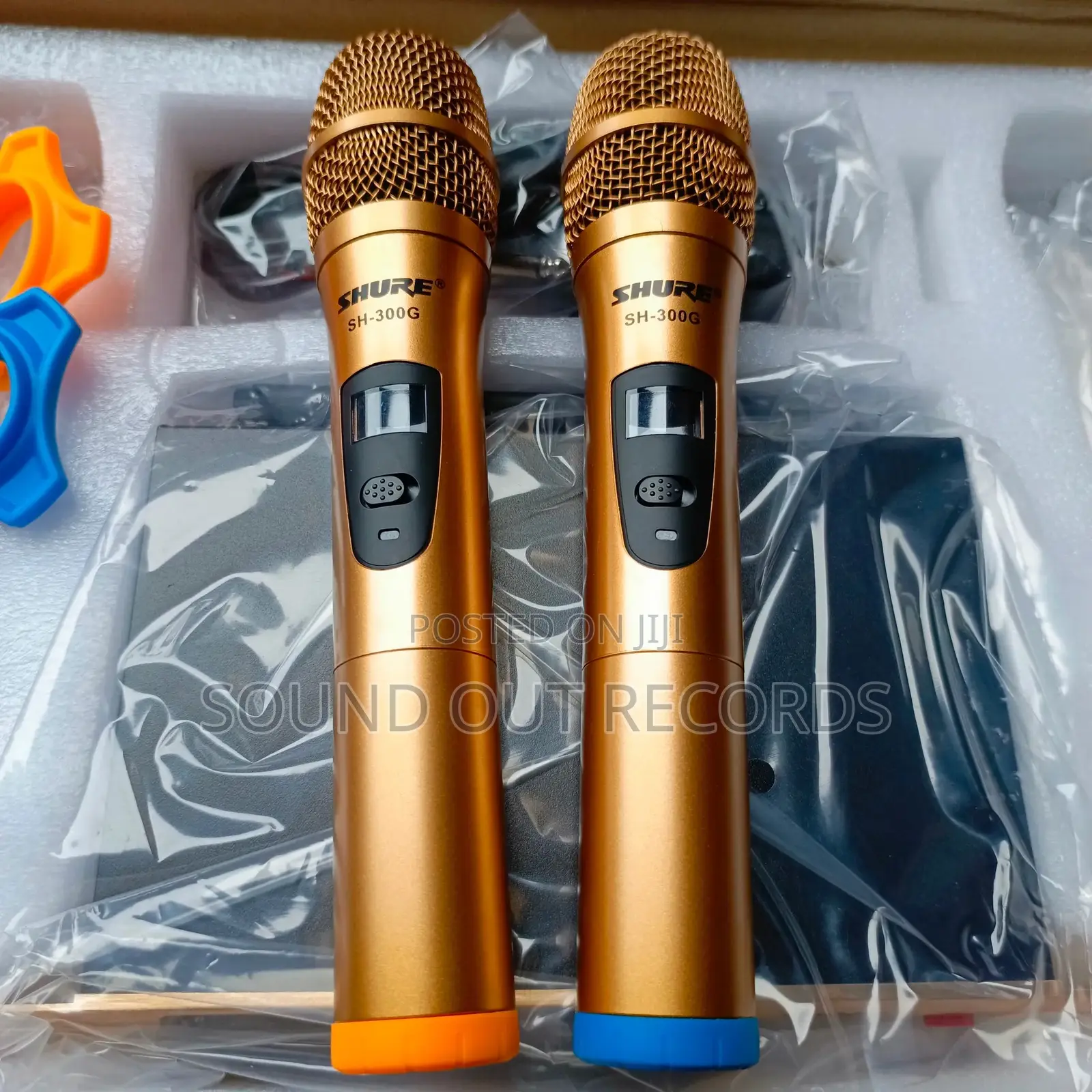 Shure Sh 300G 2in1 Wireless Microphone Gold