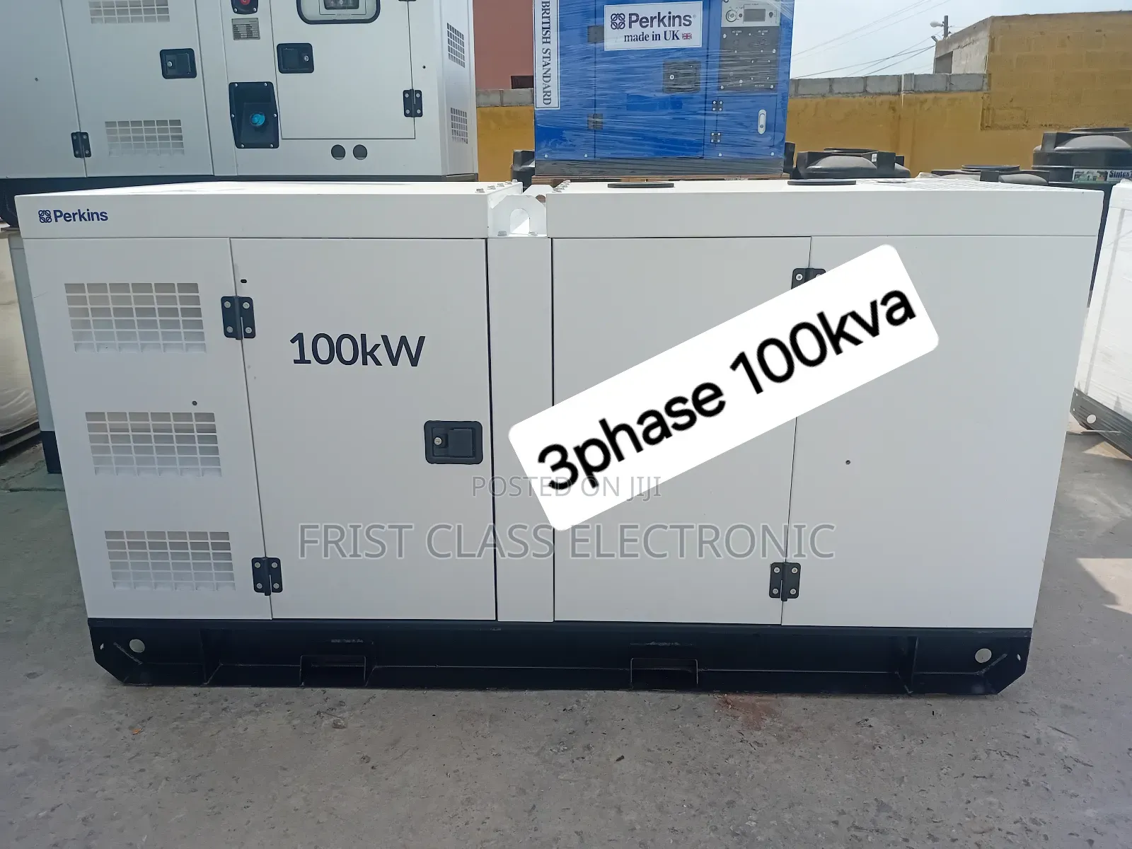 230/240v Perkins 100kva Diesel Engine Generator 3phase