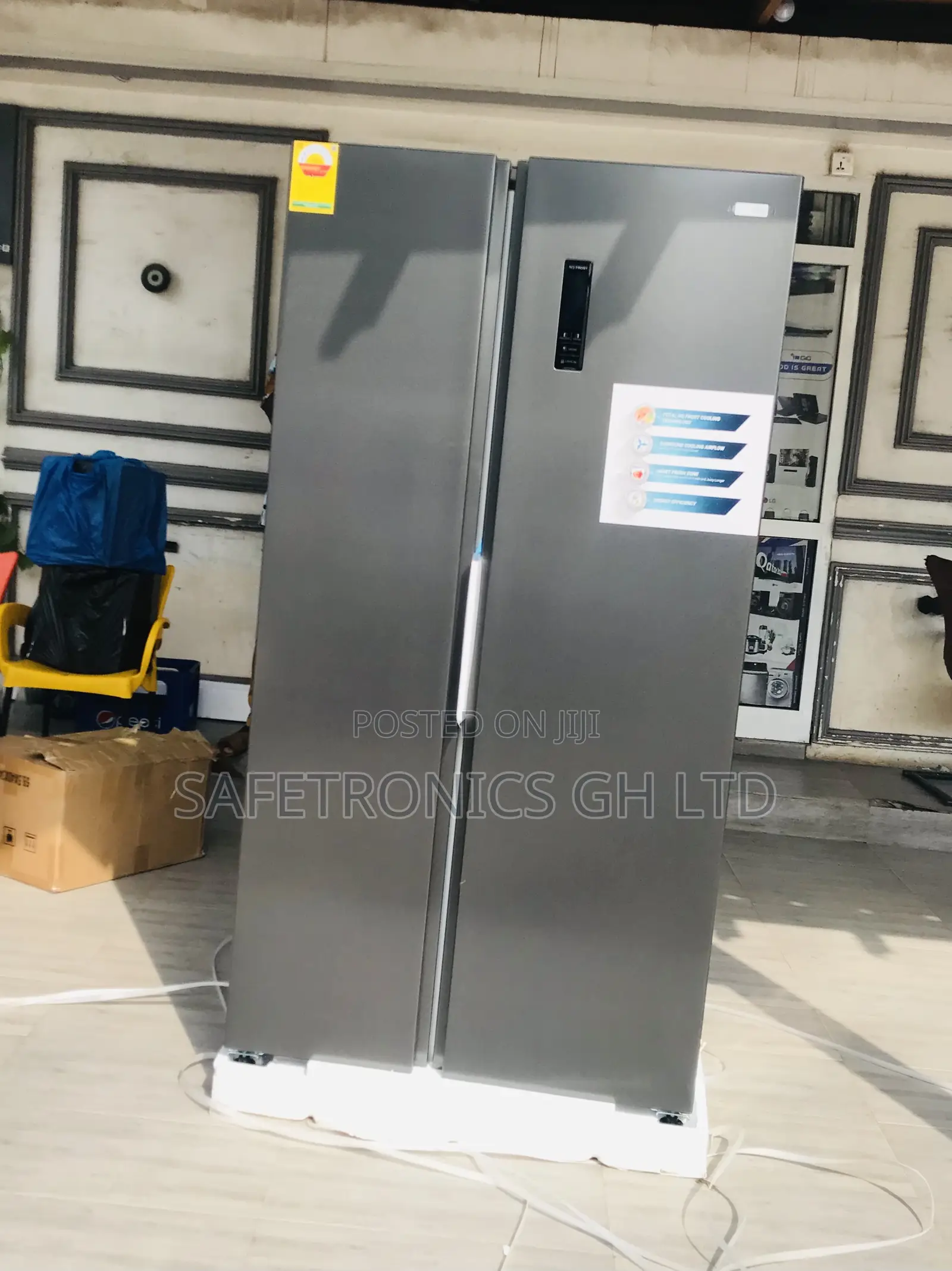 Iceguard Nasco Doubledoor Sidebyside Nas-1200fl-2b Fridge