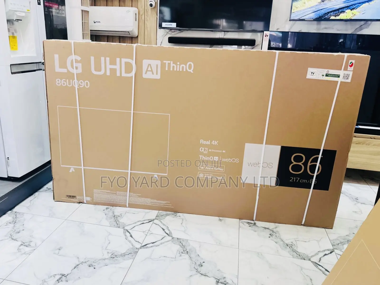 Movie Magic With the Comfort on Lg 86” Smart Satellite Tv