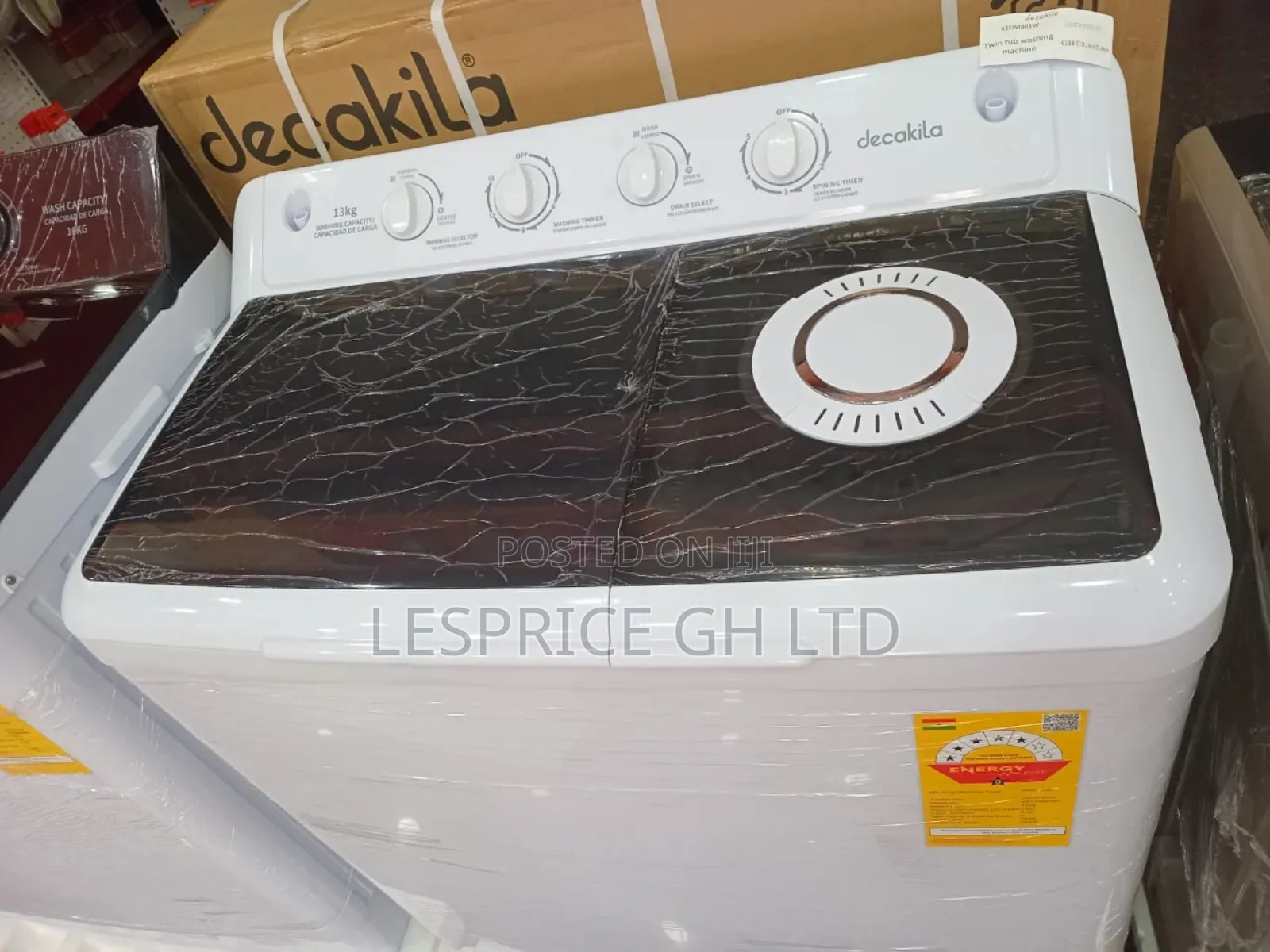 Decakila 13kg Twin Tub Washer: Efficient Reliable