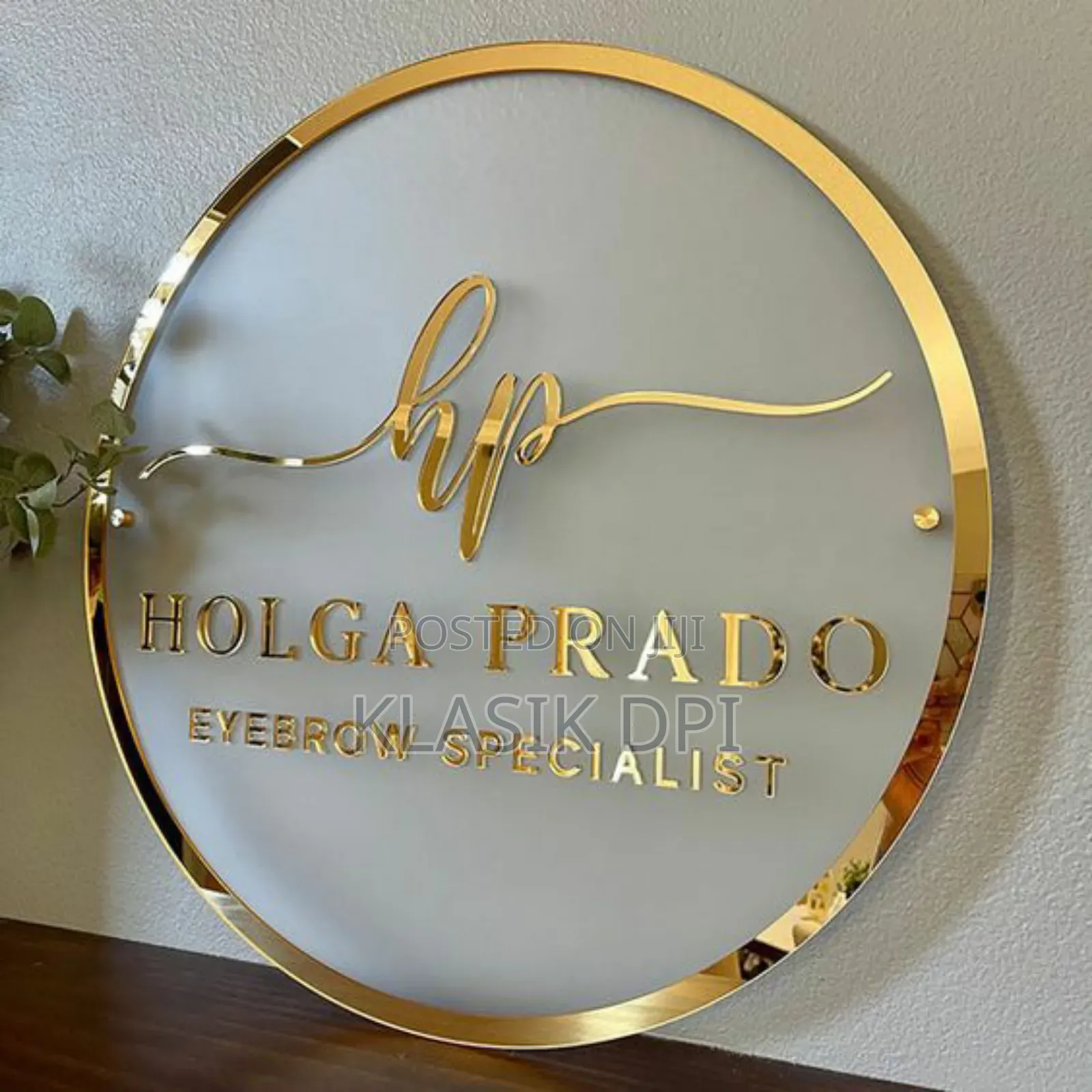 3D Acrylic Wall Logo