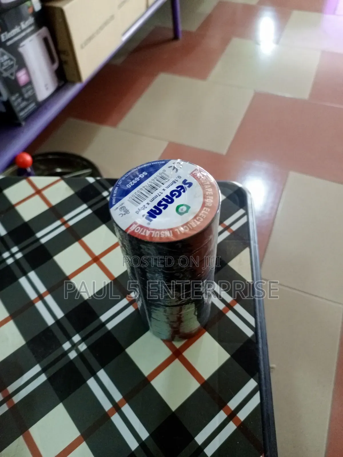 10pics Black Electrical Insulation Tape