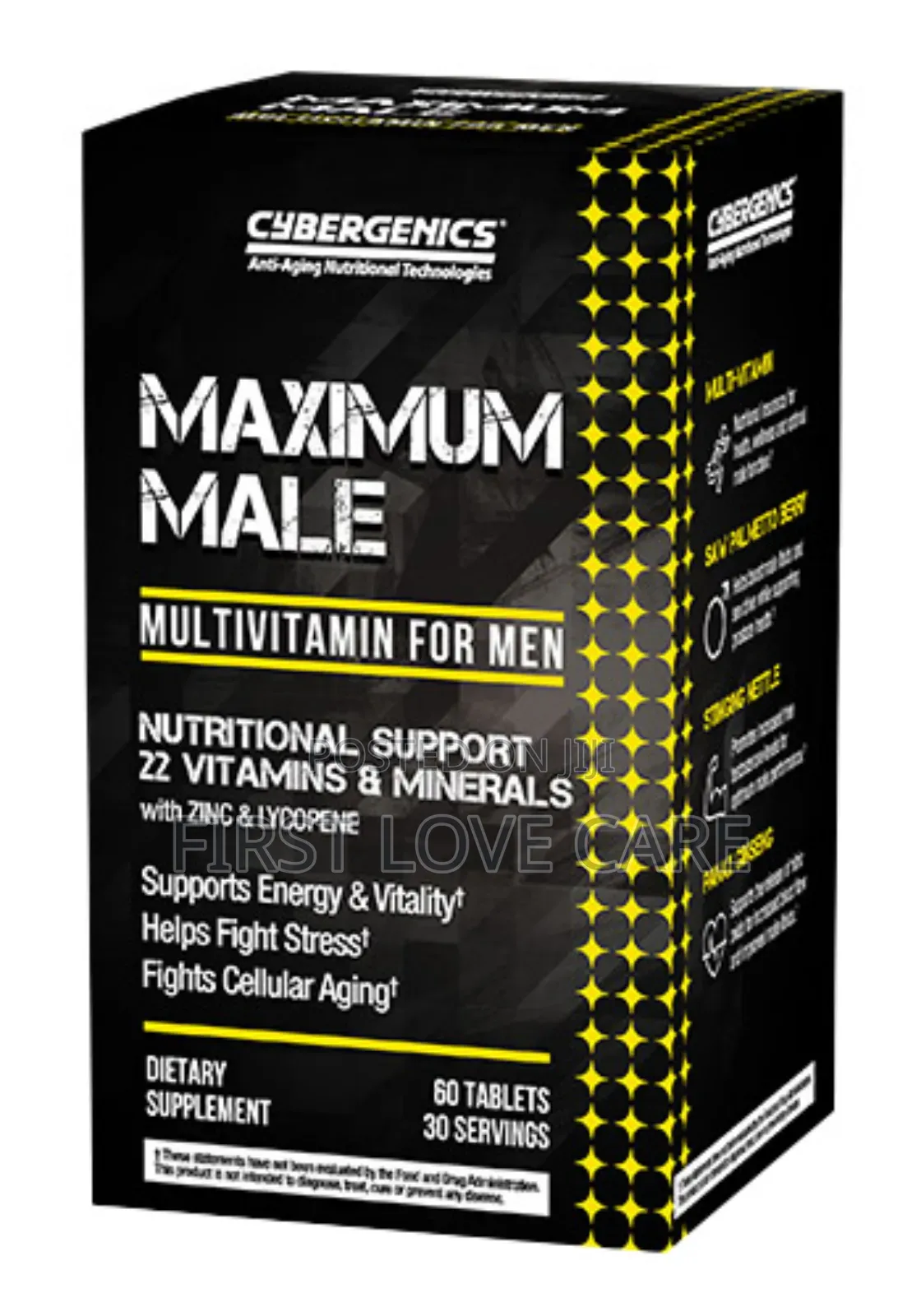 Cybergenic Maximum Male Multivitamin for Men