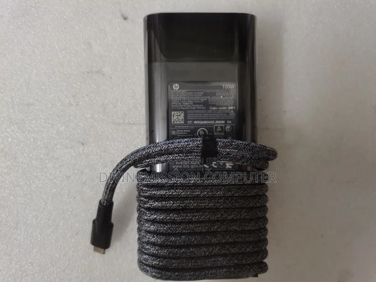 Hp Type C Home Used Adapter/Charger 100w,5v~3a,To 20v~5a.