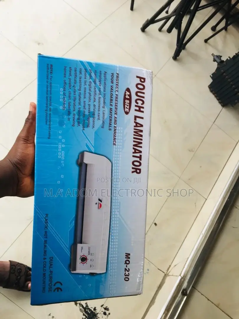 Easy-to-Use Pouch Laminator - A4 ID Cards-Order Now