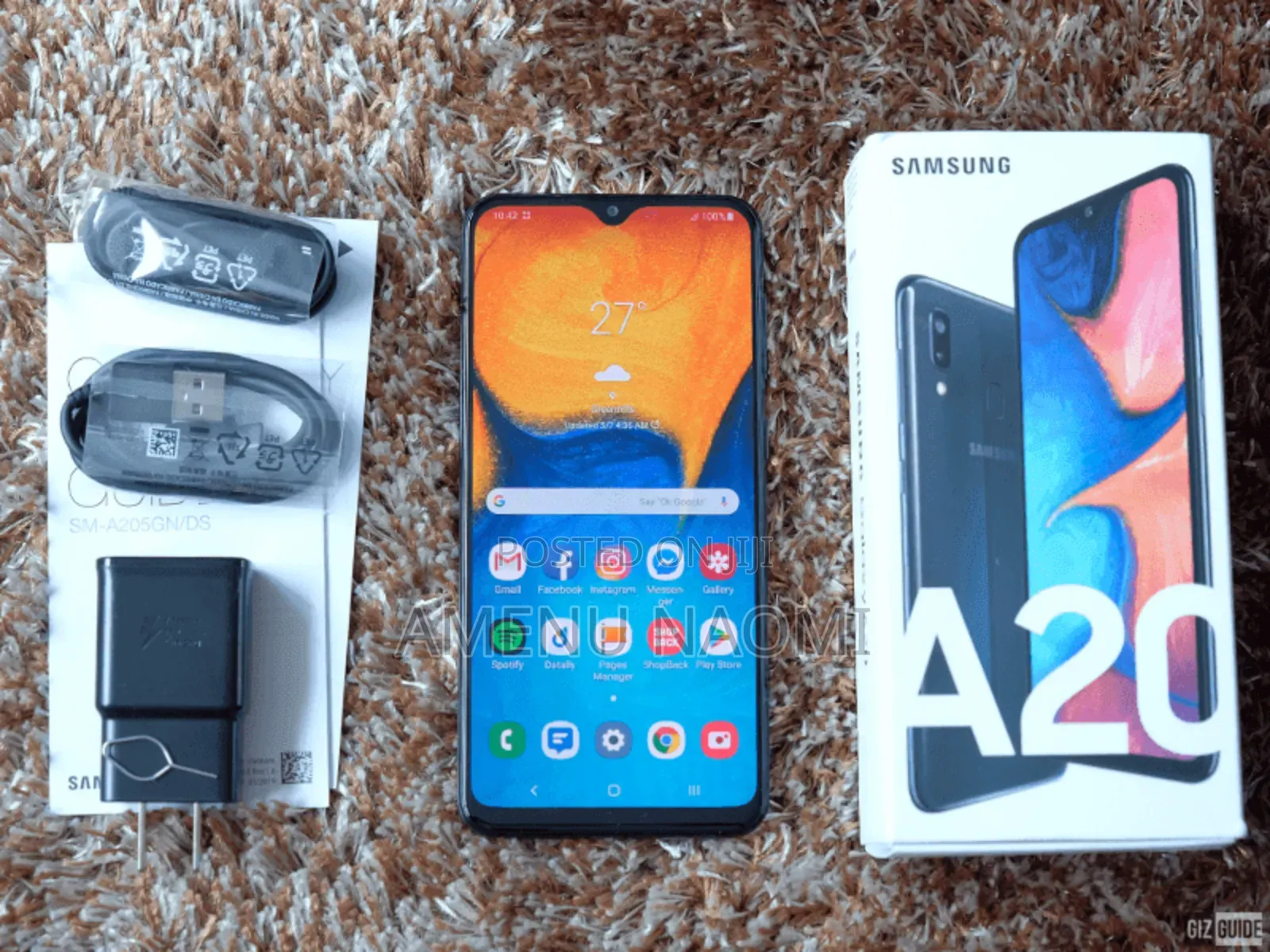 New Samsung Galaxy A20 64 GB Black