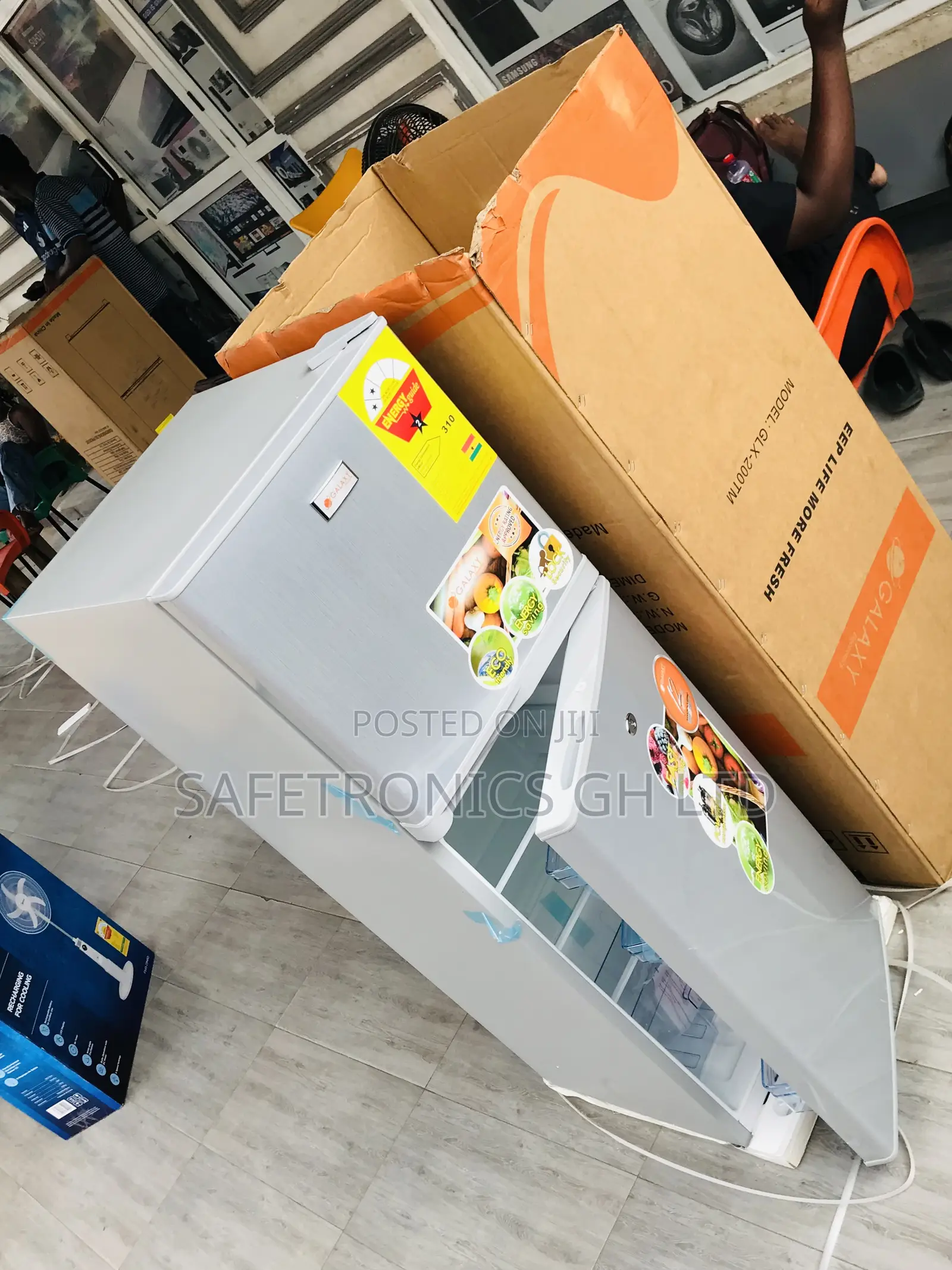 Frosty 108 Liters Doubledoor Top Mount Galaxy Fridge