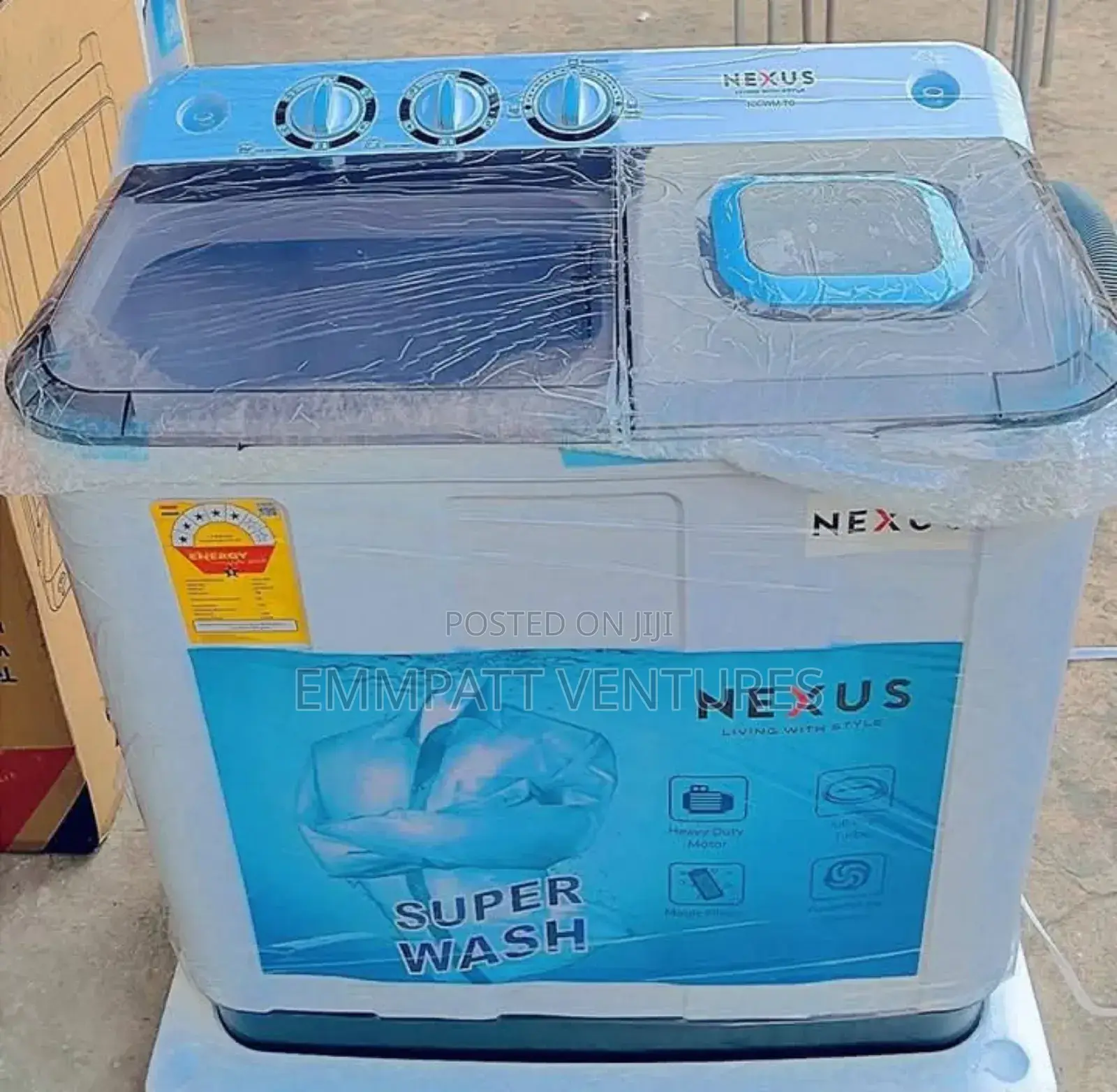 Nexus 7kg Semi Automatic Washing Machine