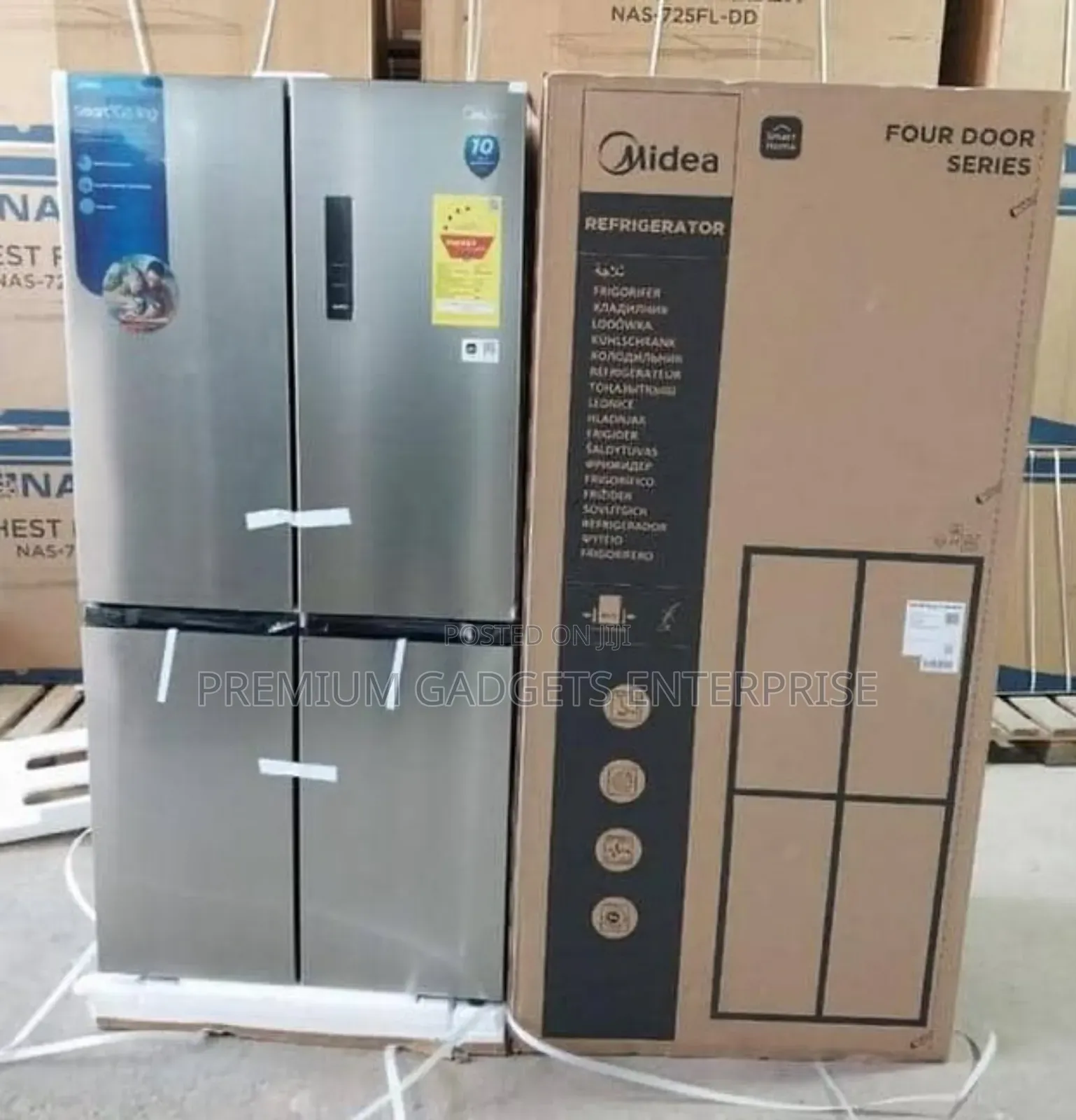 Midea 474l 4 Doors French Door- Mdrf632fgn46d