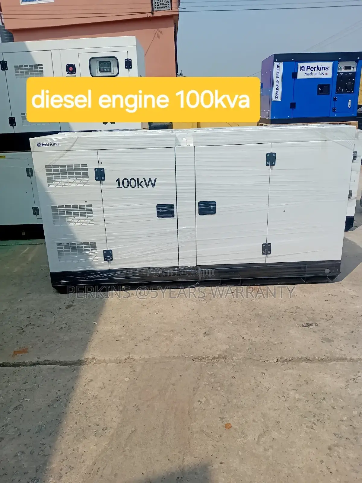 Easy Start 100kva Perkins Diesel Silent Generator UK Made Uk