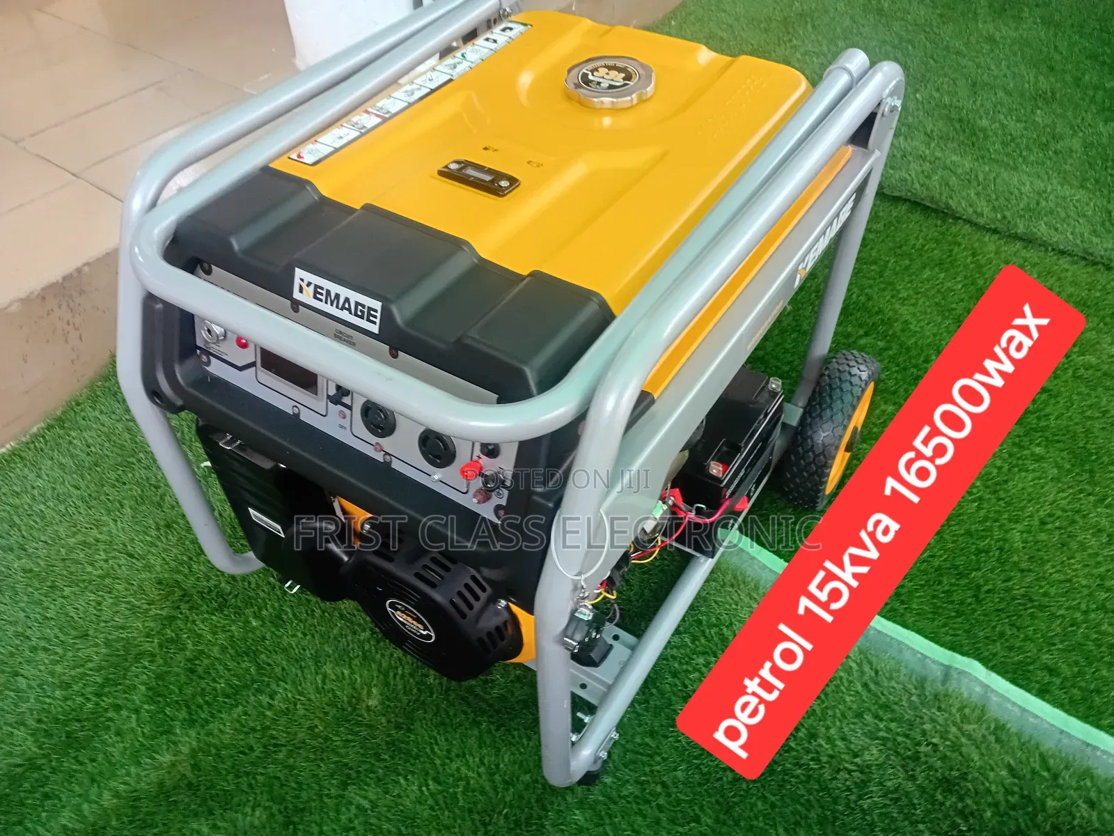 Remote ,Key and Pull Start Kemage Generator Petrol 15kva