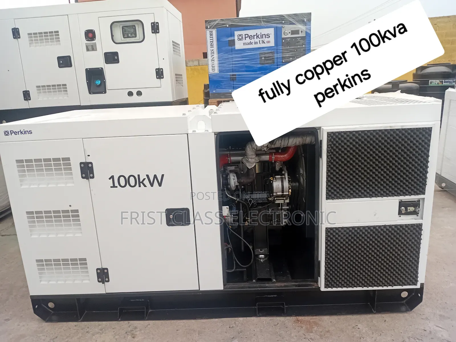 Projection 100kva Perkins Diesel Engine Generator 3phase
