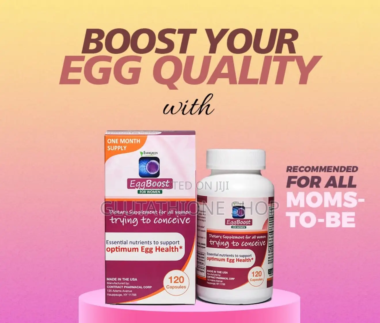 Evergreen Egg Boost For Women -120 Capsules