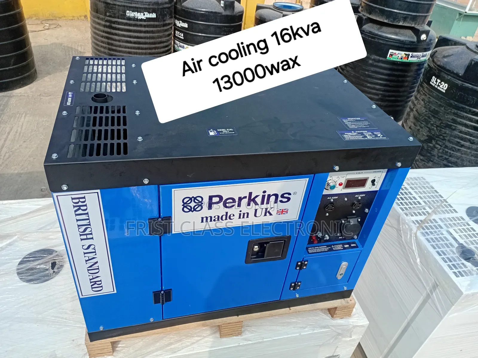 Potable 18000wax 16 to 18kva Perkins Diesel Engine Generator