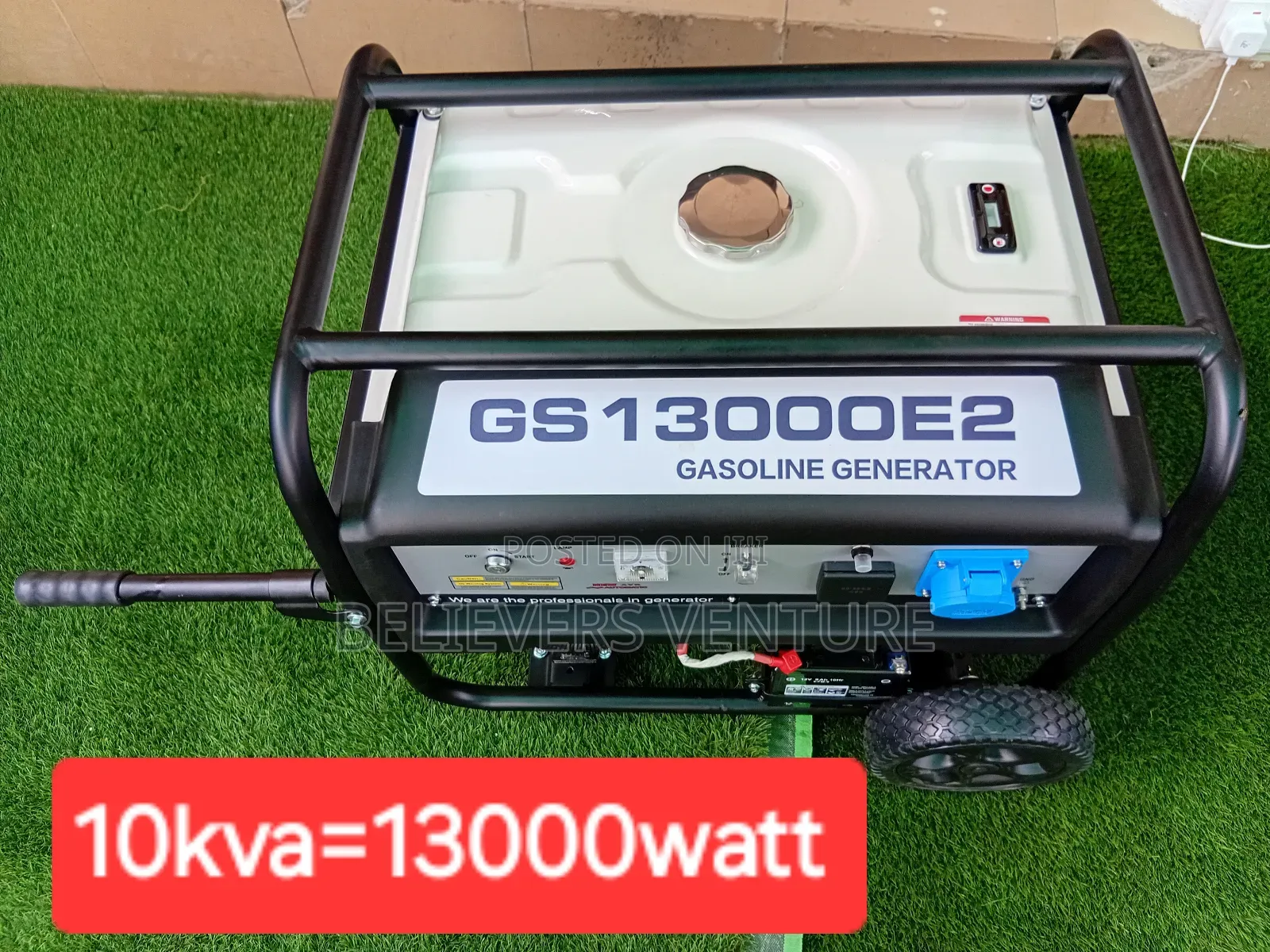 Very Energetic 13000watt UK Model Generator Key Start