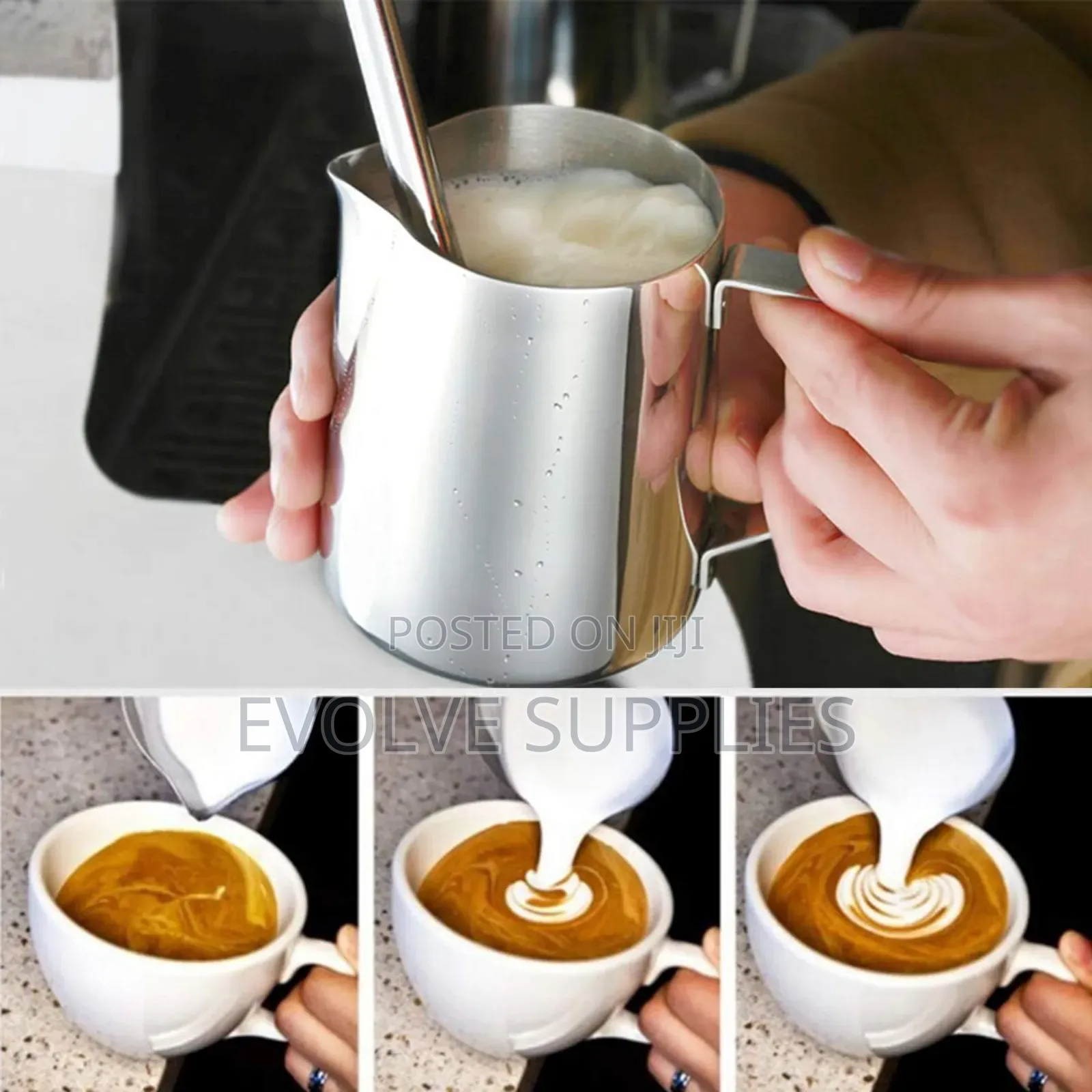 350ml 600ml Silver Milk Pitcher