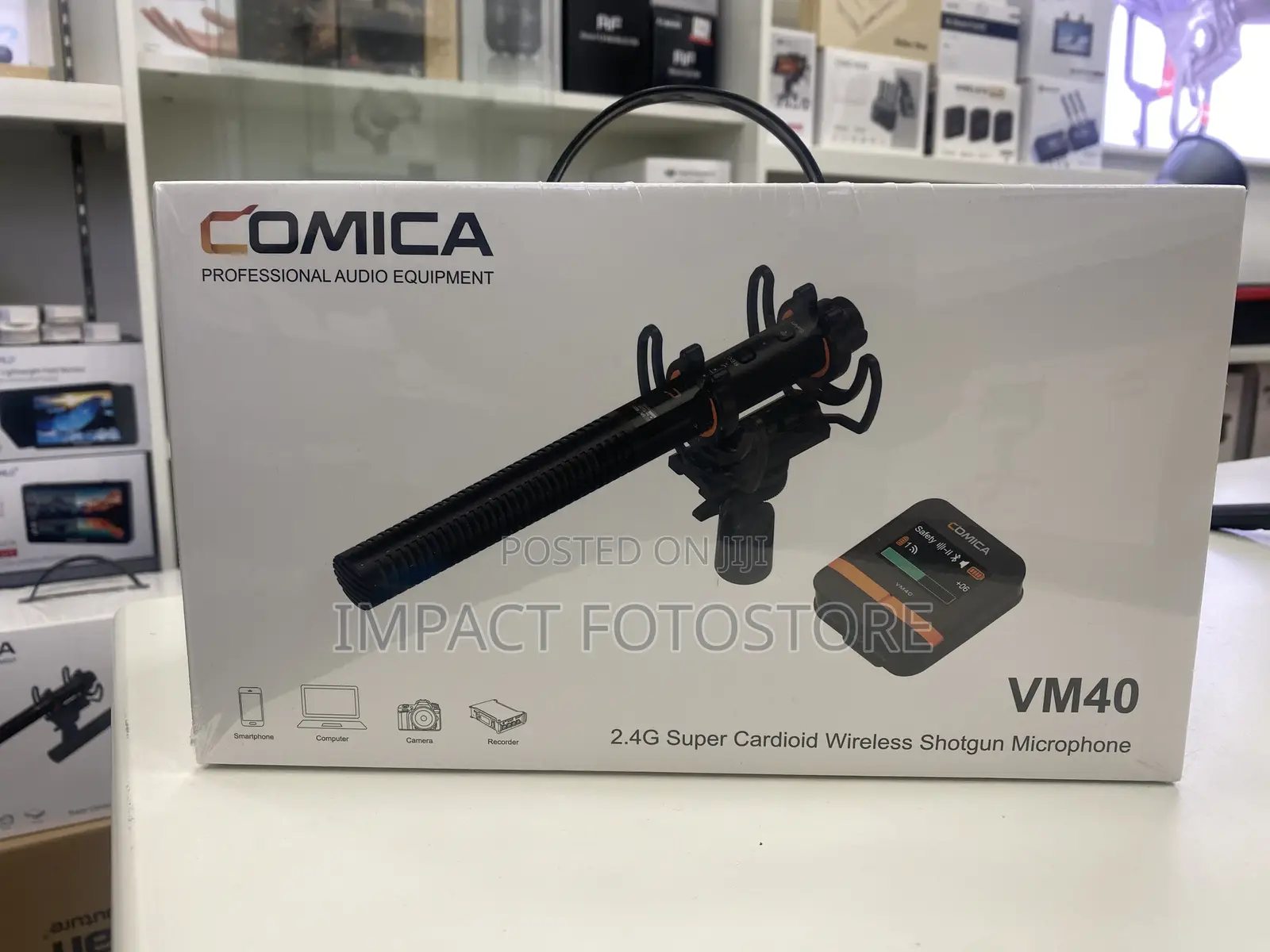 Comica Audio Vm40 Wireless Shotgun Microphone System