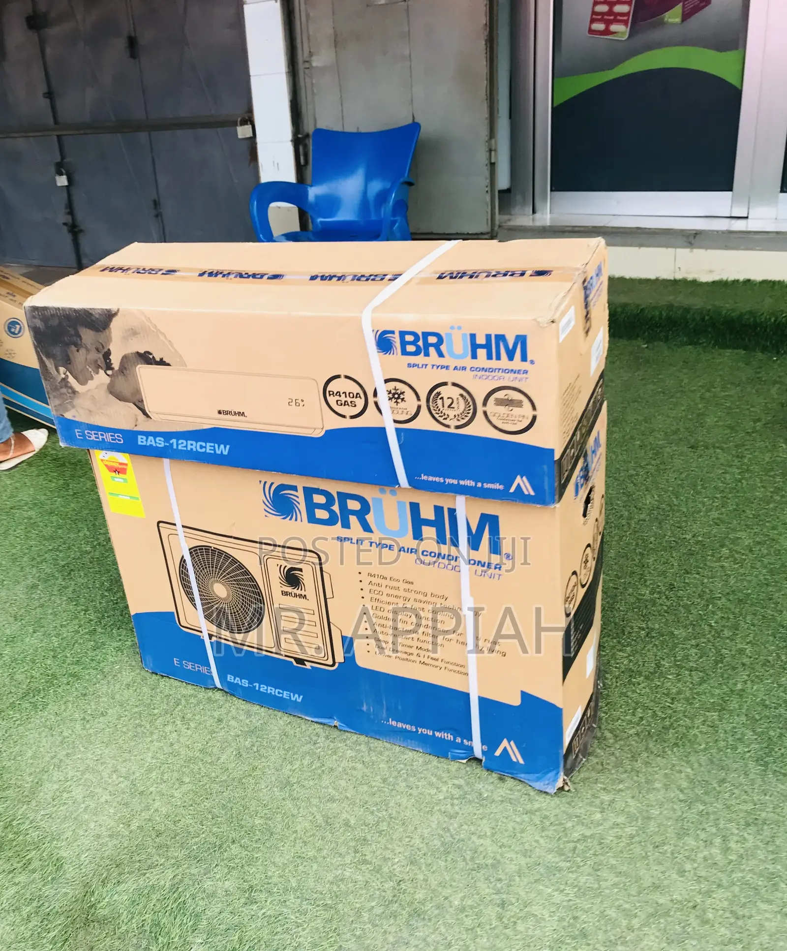Efficient Bruhm 1.5hp Split Inverter Electric Ac(White) 