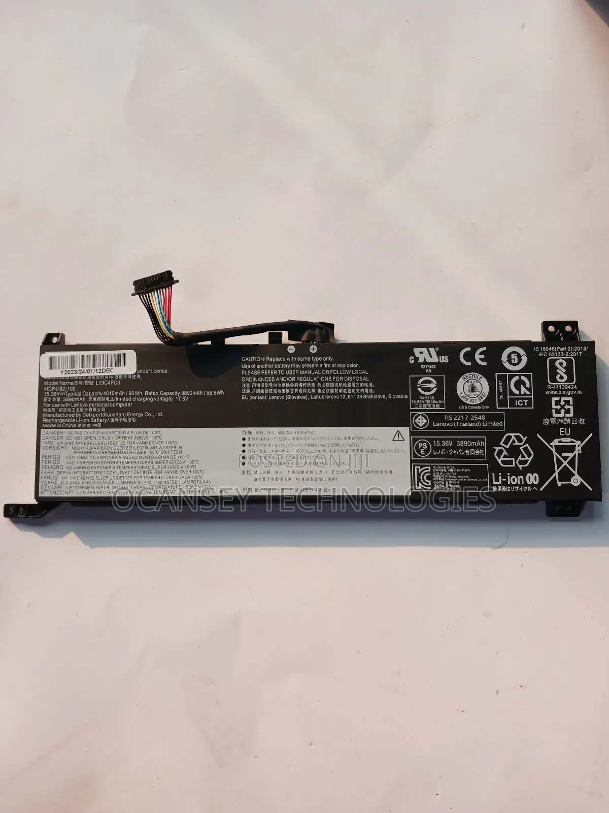 Original Lenovo L19c4pc0 Battery for Legion 5p-15imh05