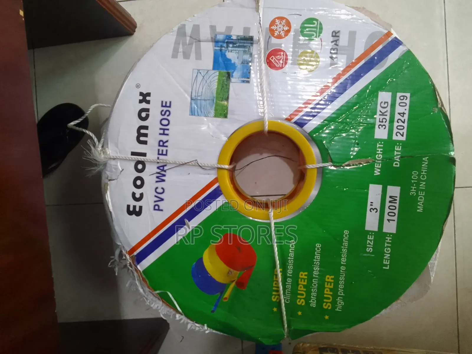 3" PVC Hose Outlet 100m