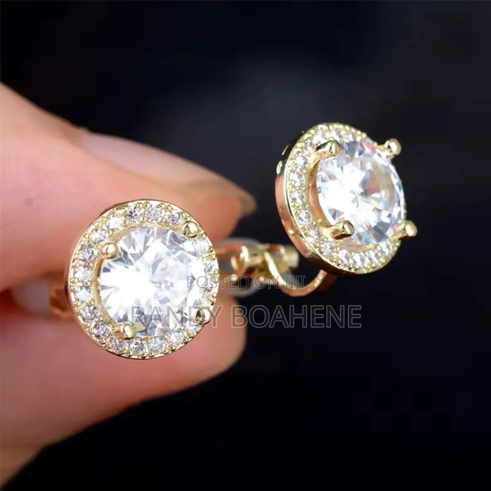 Men Clip Stud Earrings