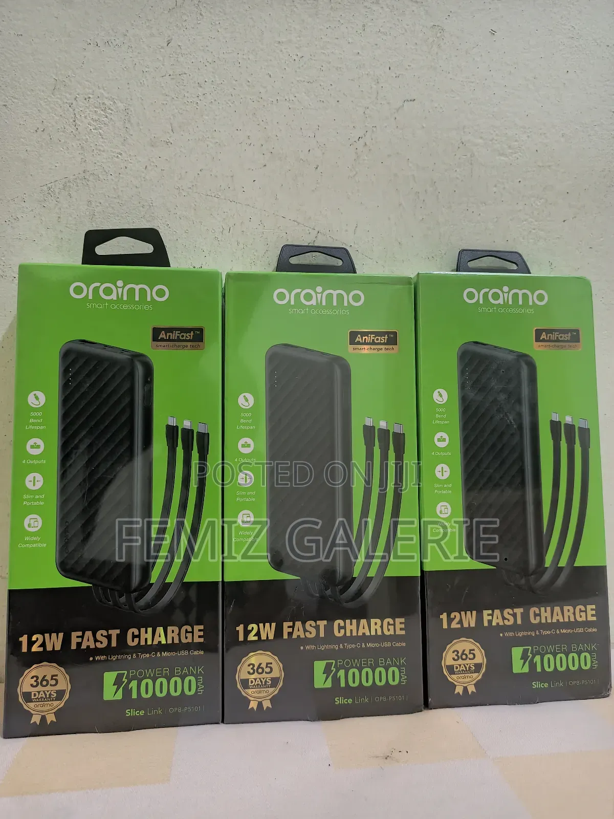 Oraimo Slice Link 10000mah Power Bank