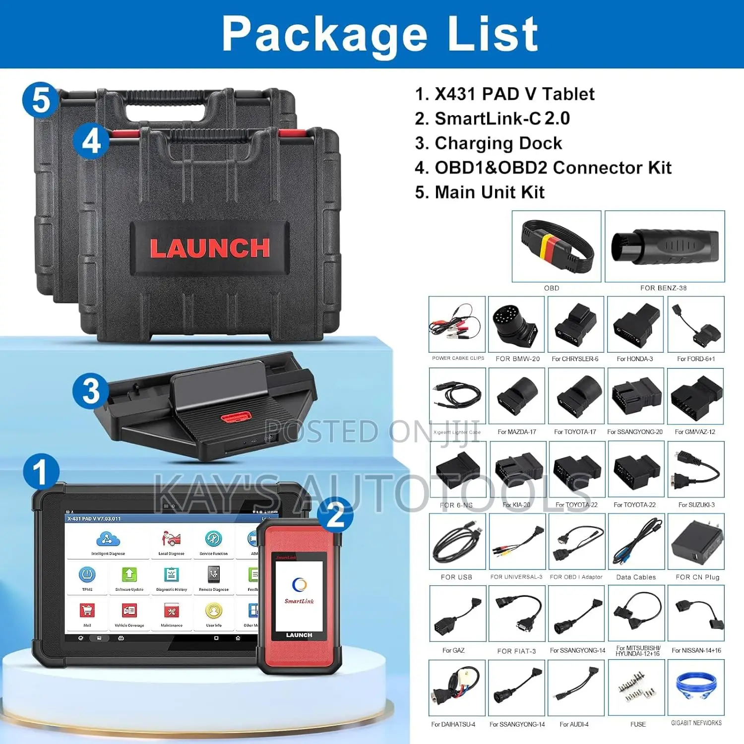 Launch X431 Pad v Elite Car Online Programming Scan Tool