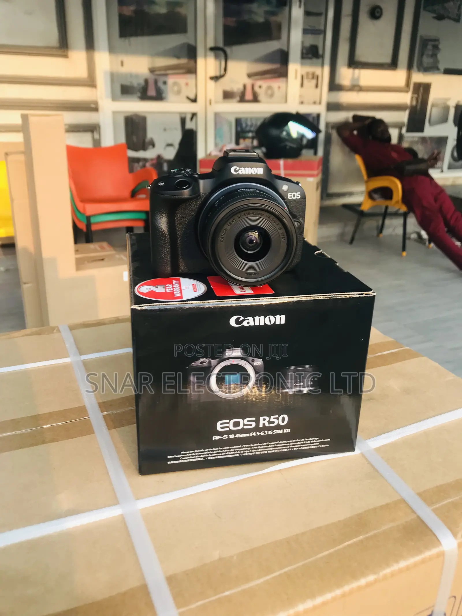 Authentic Canon EOS R50 Mirrorless Camera Rf-S18-45mm