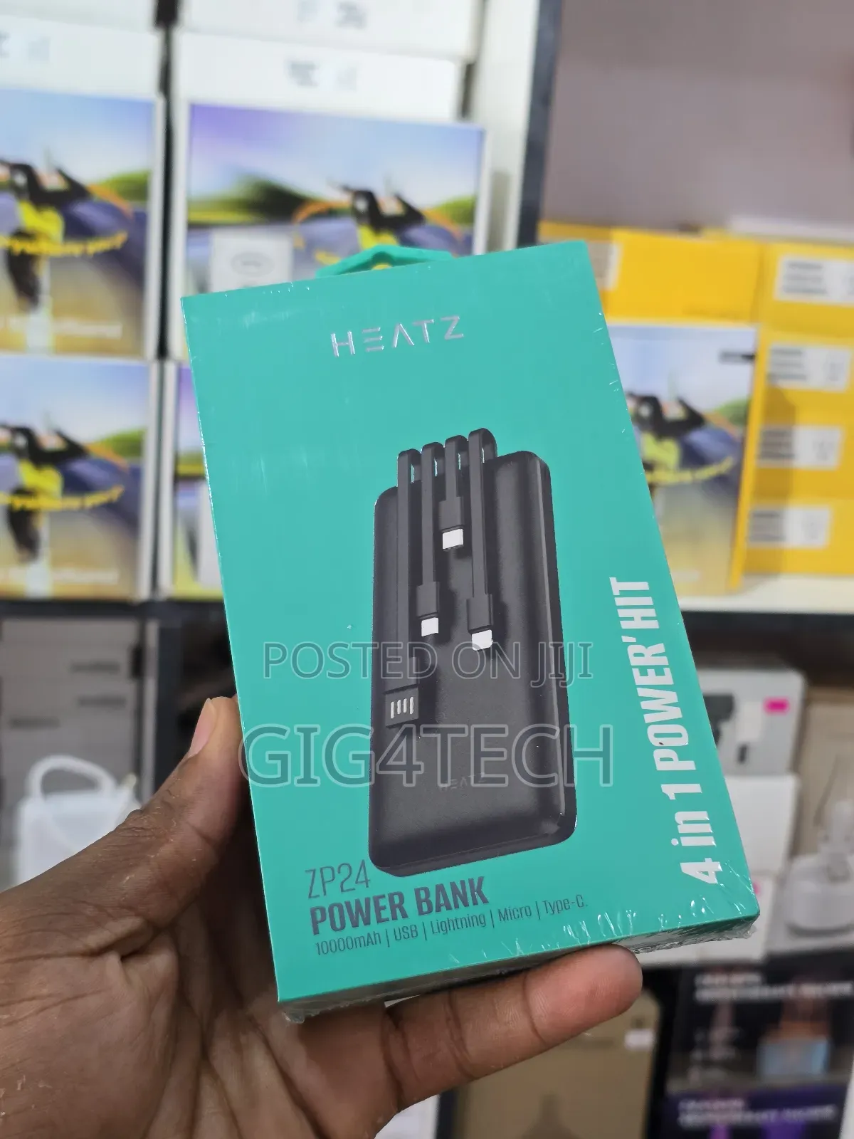 Heatz ZP24 10000mah Powerbank With Cables