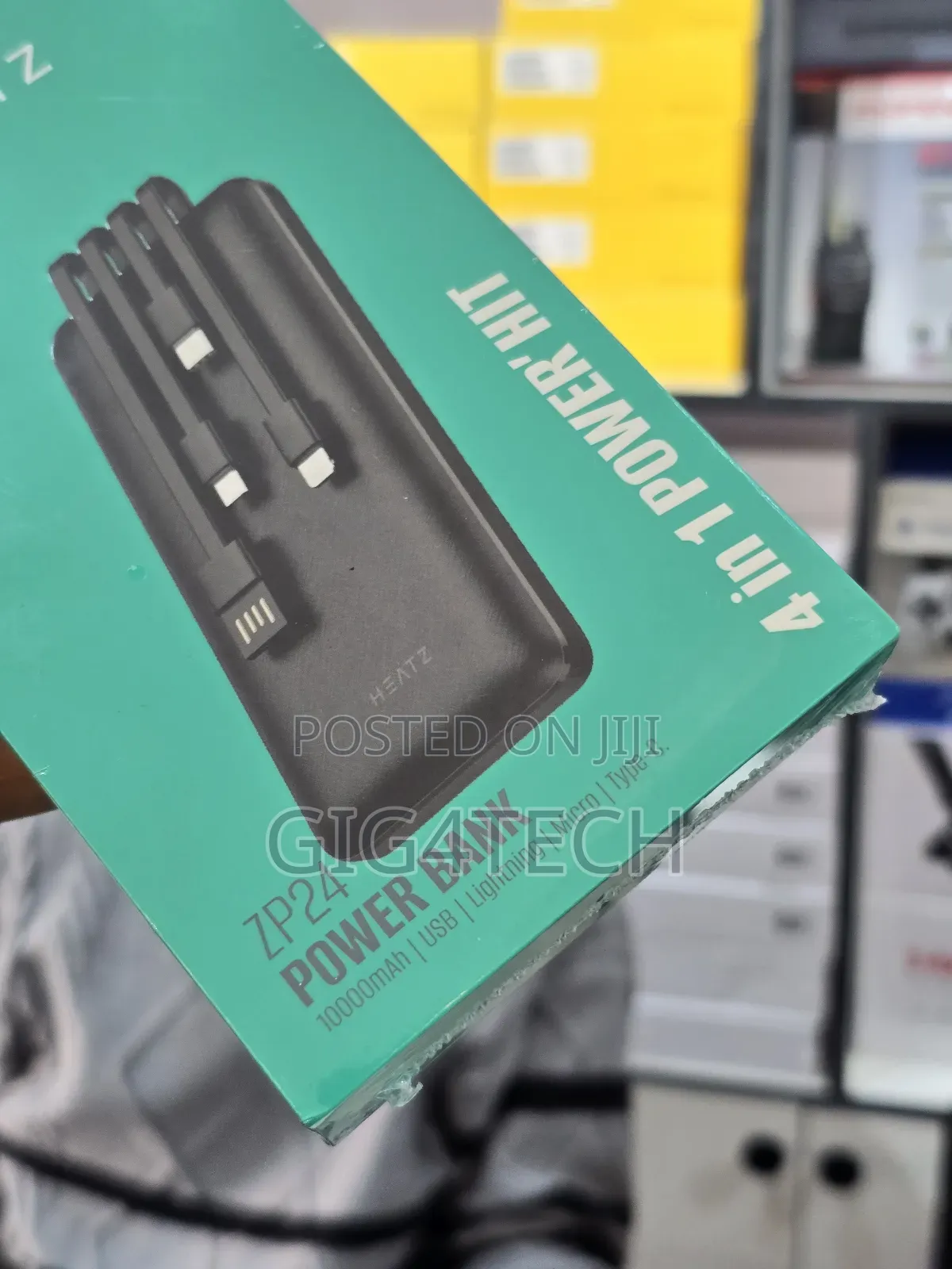 Heatz ZP24 10000mah Powerbank With Cables