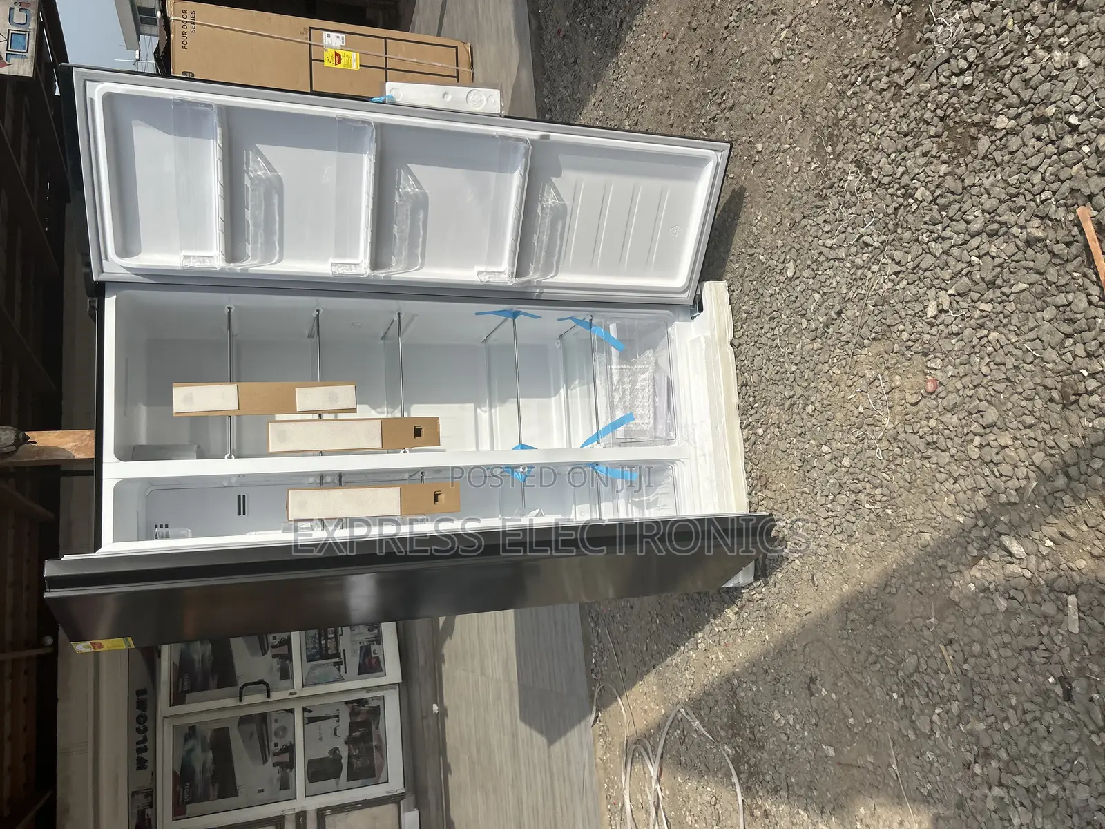 Nasf2-266-1ff Side by Side Nasco Fridge 400L