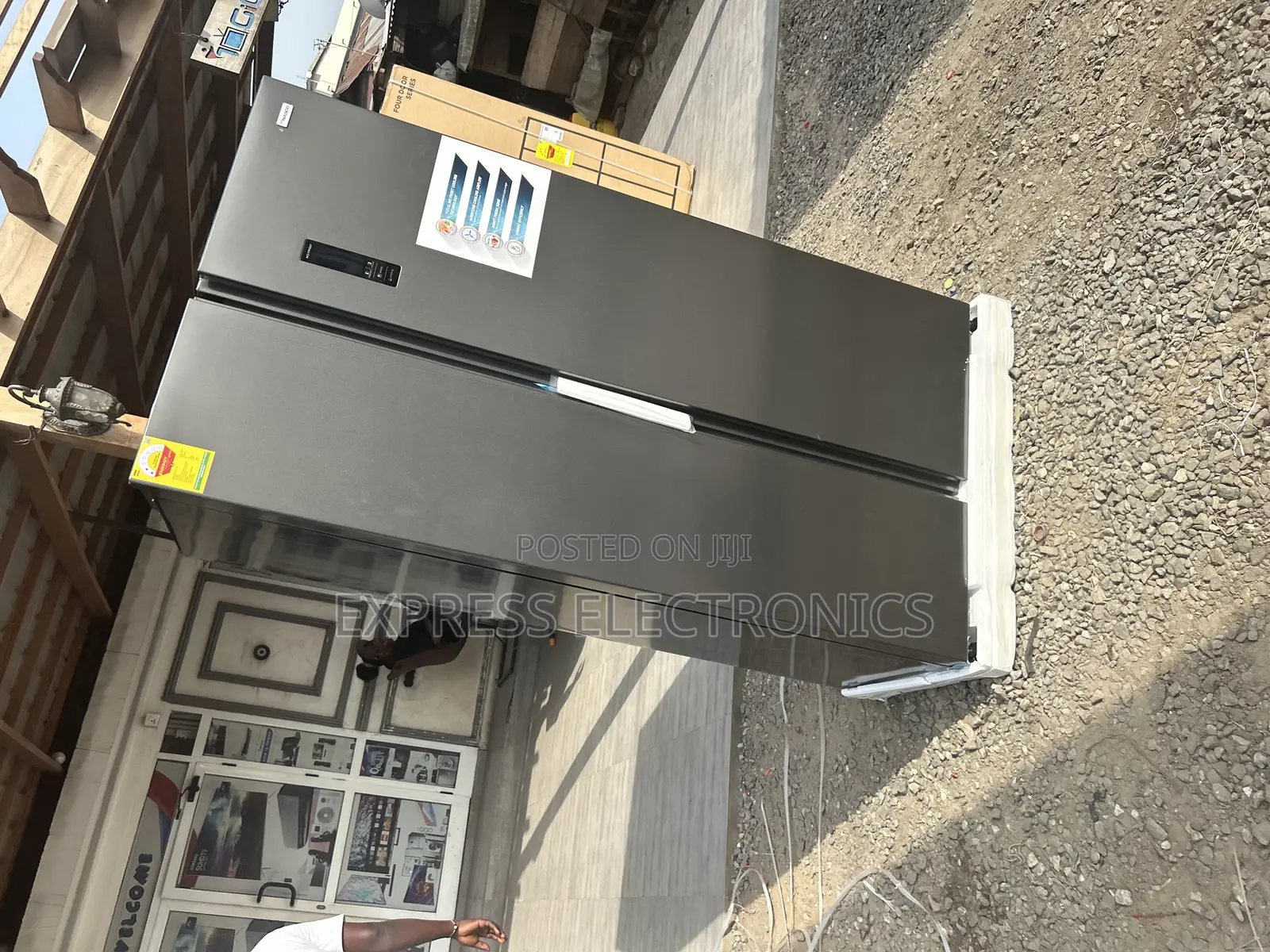 Cool Haven NASF2-66.1FF Double Door Fridge 400L Nasco