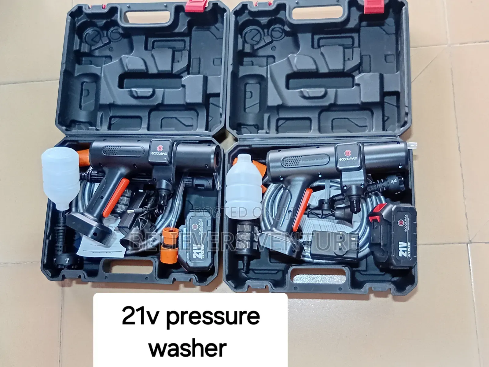 Powerful 21V Pressure Washer