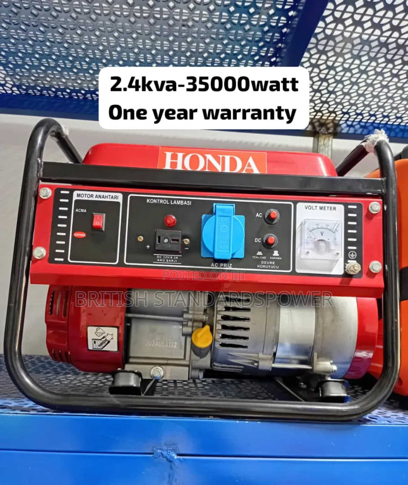 Honda 2.4kva Genset With 35000watt