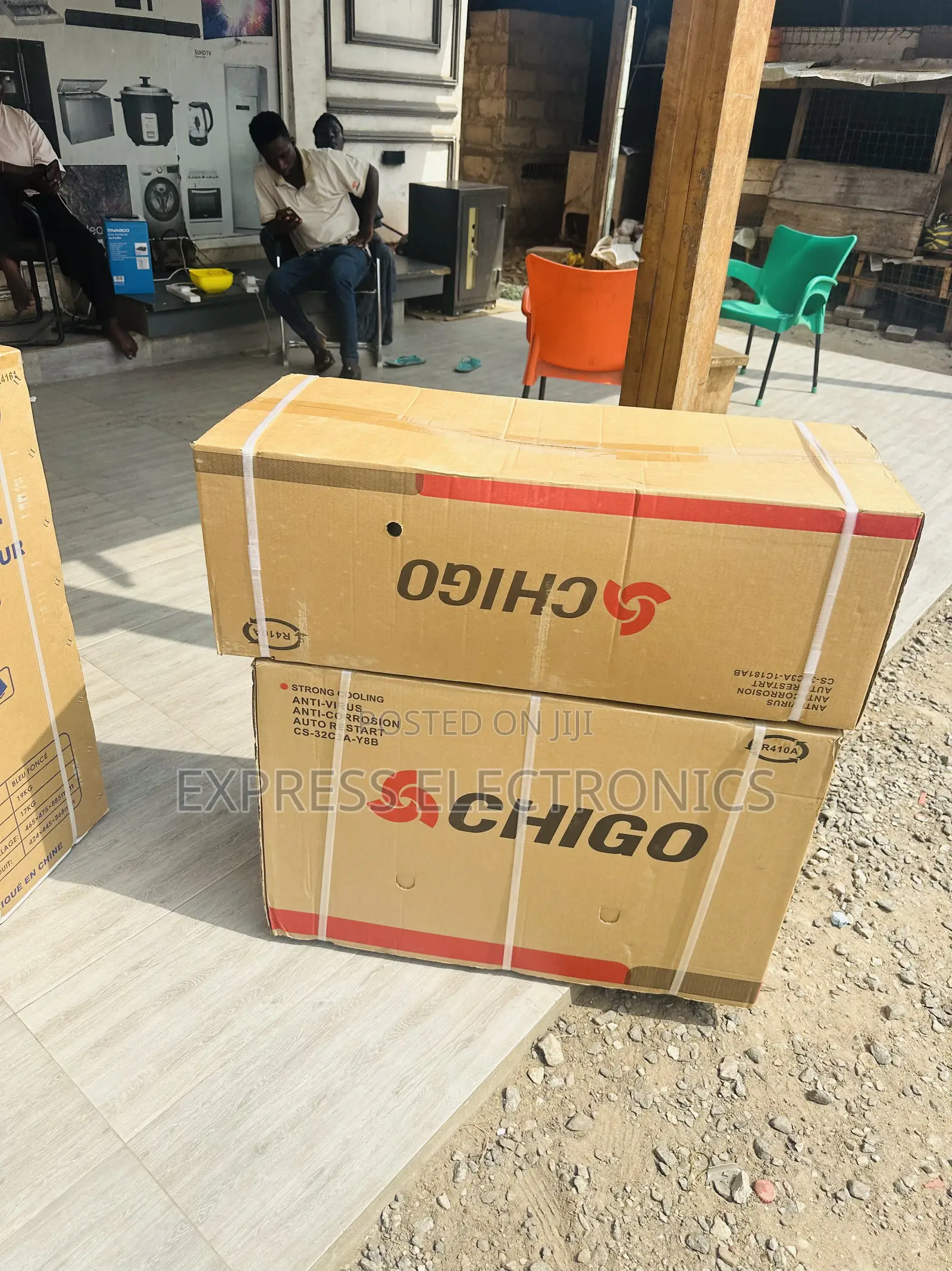 Self Clean  Chigo Split R410 Gas Station in 1.5hp Air Con
