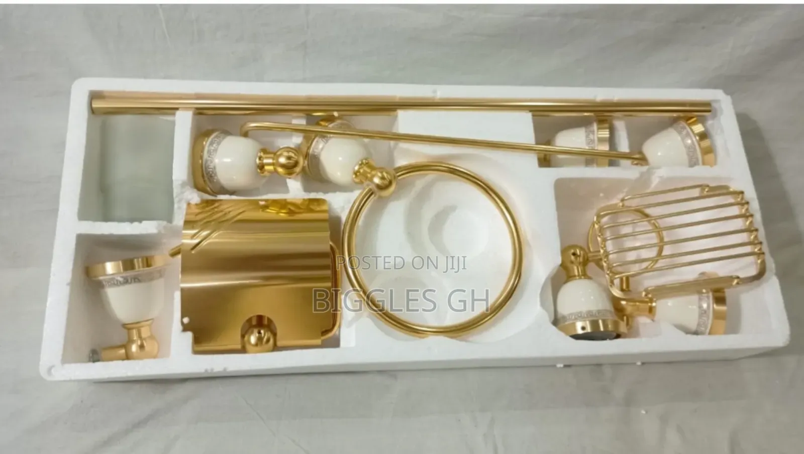 Bathroom Accessories- Gold