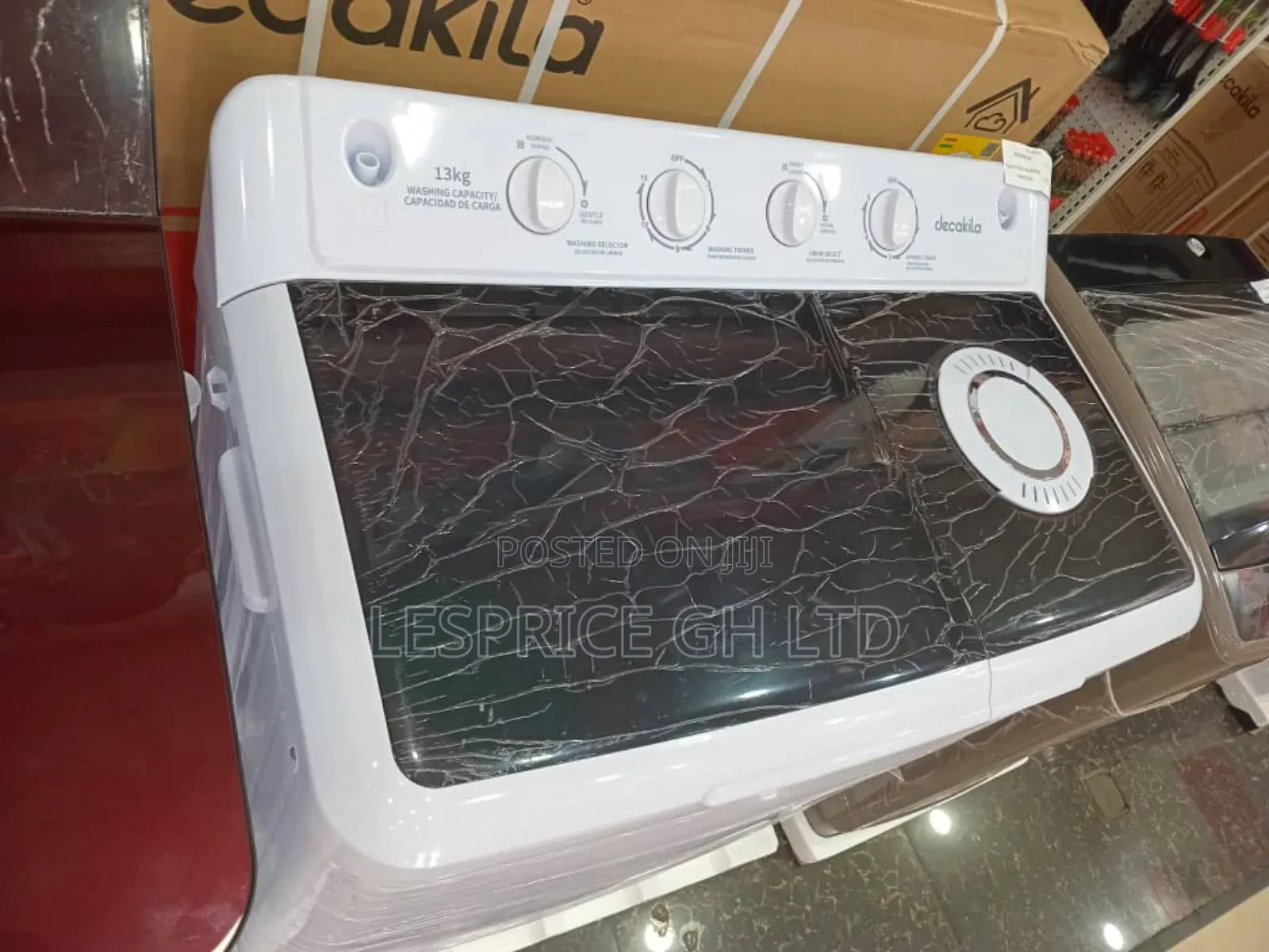 Decakila 13kg Twin Tub Washer - Perfect for Laundry