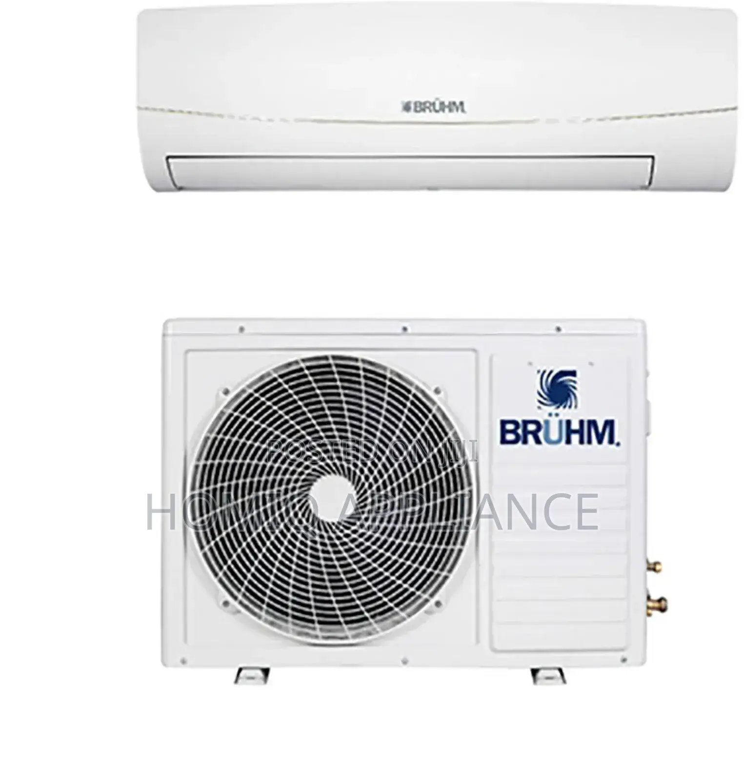 2.5 Hp Bruhm Split Air Conditioner
 R410 Gas