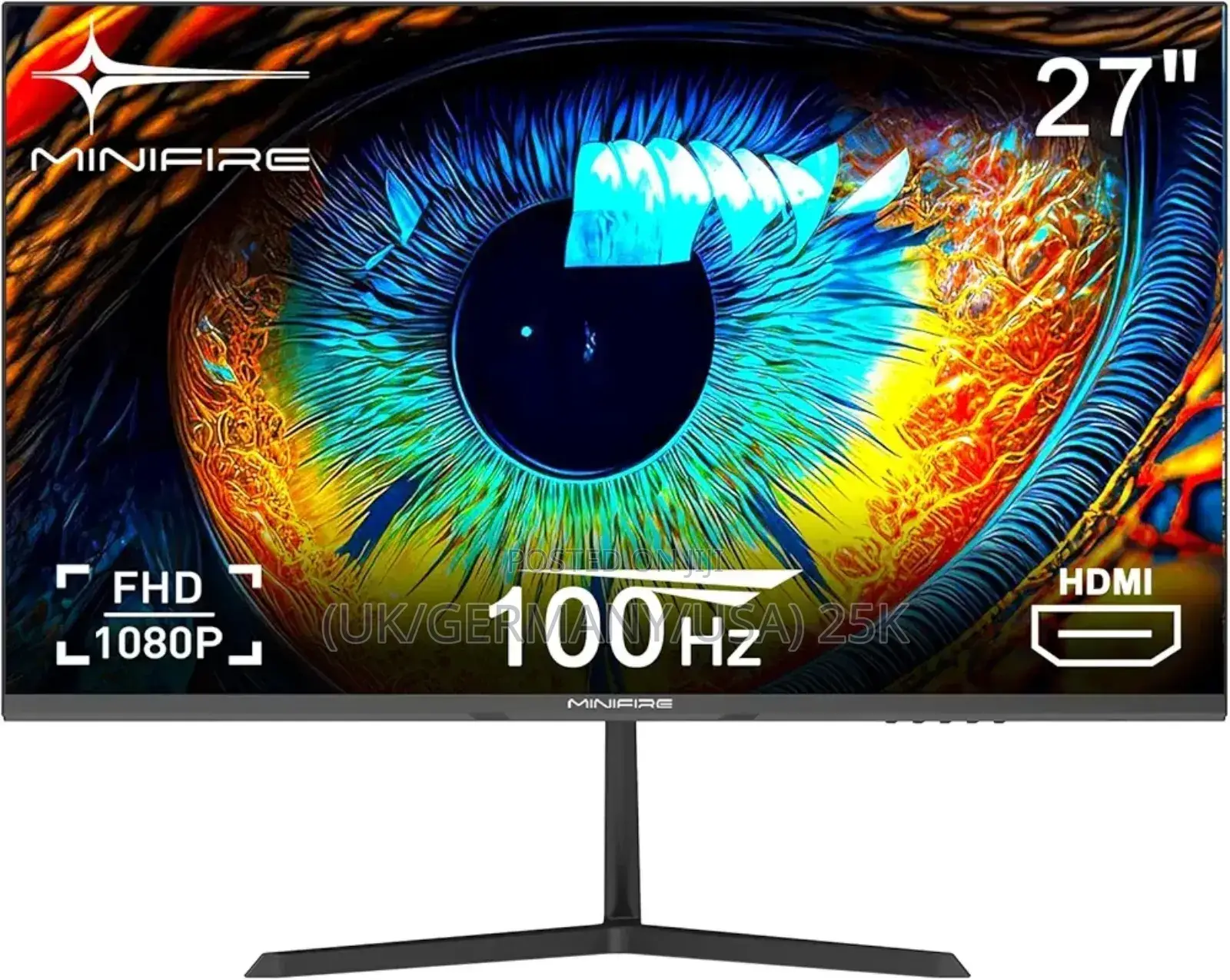 Minifire 27′′ Full Hd Ips Monitor 100 Hz, 5 Ms, Amd Freesync, Vesa-75