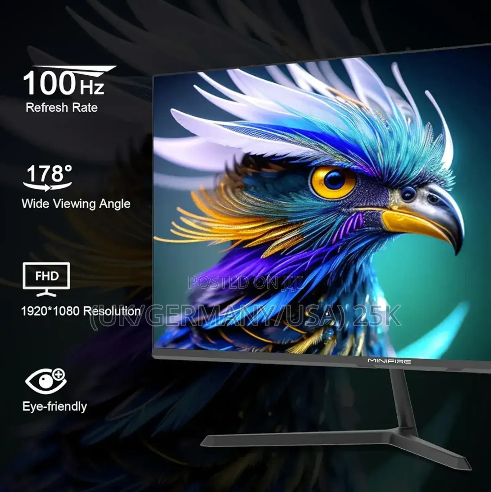 Minifire 27′′ Full Hd Ips Monitor 100 Hz, 5 Ms, Amd Freesync, Vesa-75