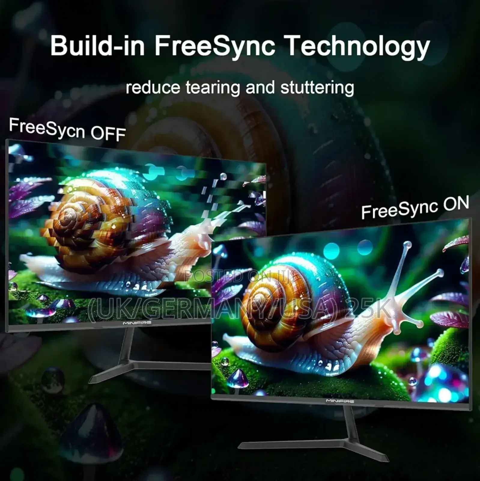 Minifire 27′′ Full Hd Ips Monitor 100 Hz, 5 Ms, Amd Freesync, Vesa-75