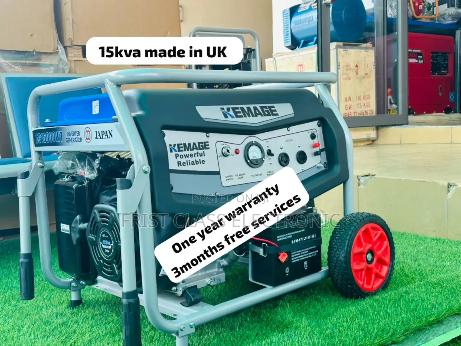 14.1kva Kemage Petrol Generator 14kva 16000wax